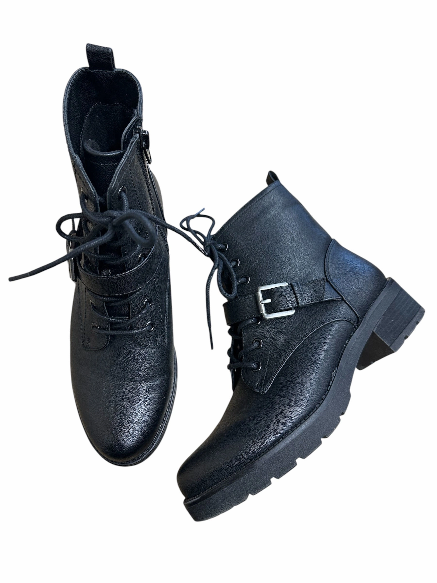 Boots Ankle Heels By Naturalizer In Black, Size: 6.5 Sweat Wicking