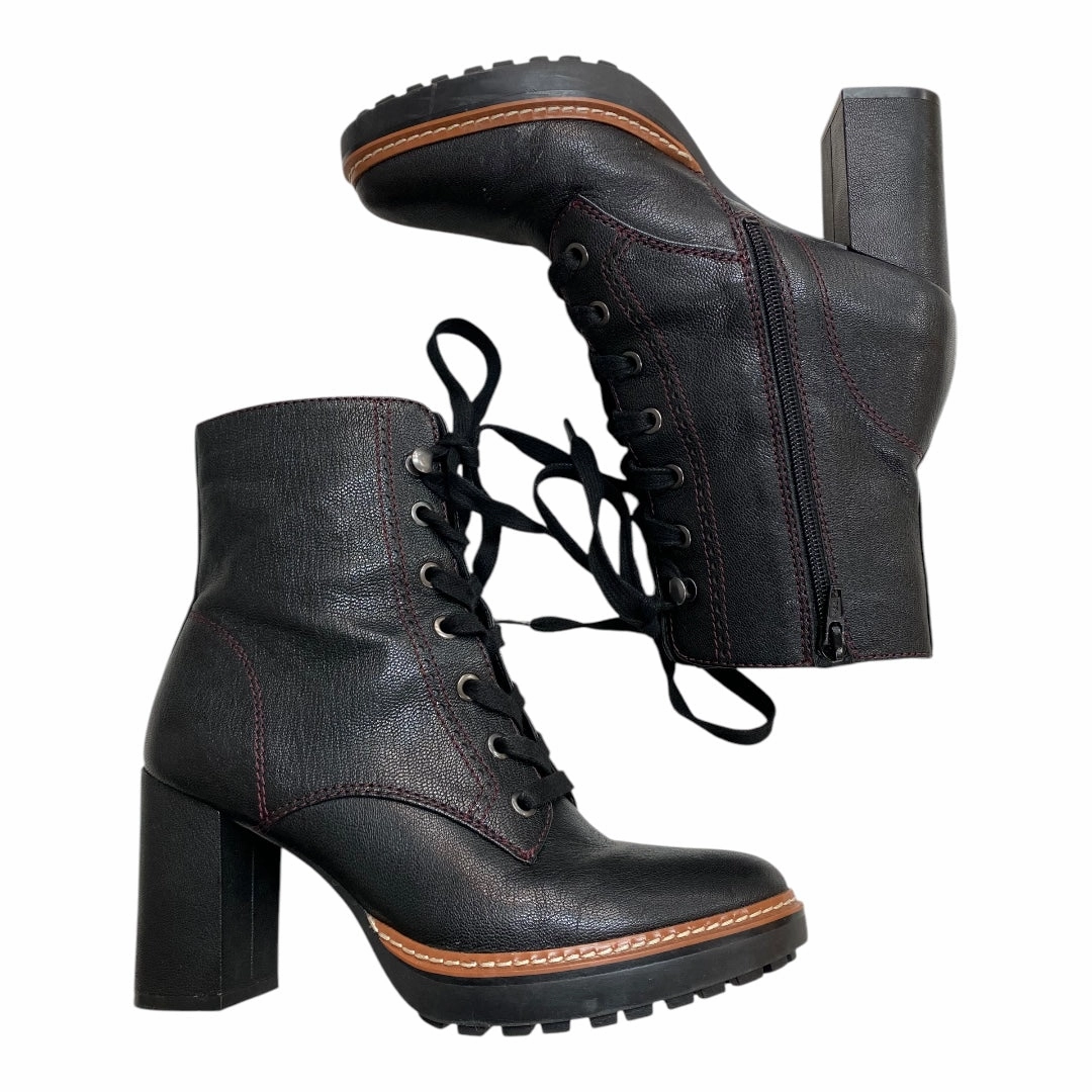 Boots Ankle Heels By Naturalizer In Black, Size: 6.5 Durable Shell Work Commute