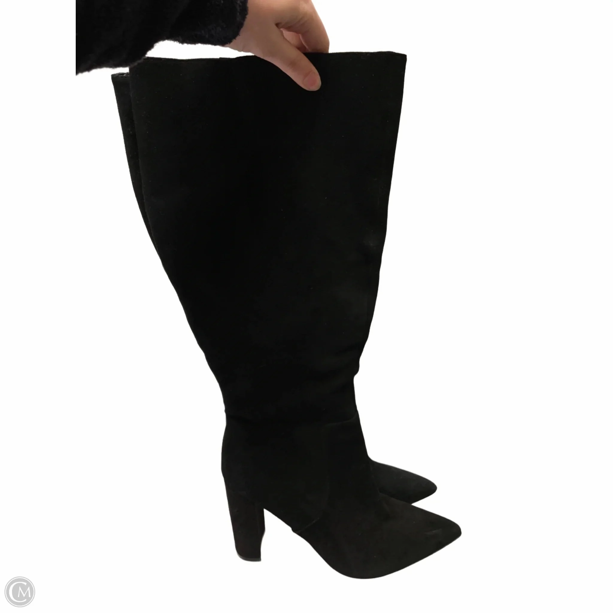 Boots Ankle Heels By Nine West In Black, Size: 8 Everyday Walk