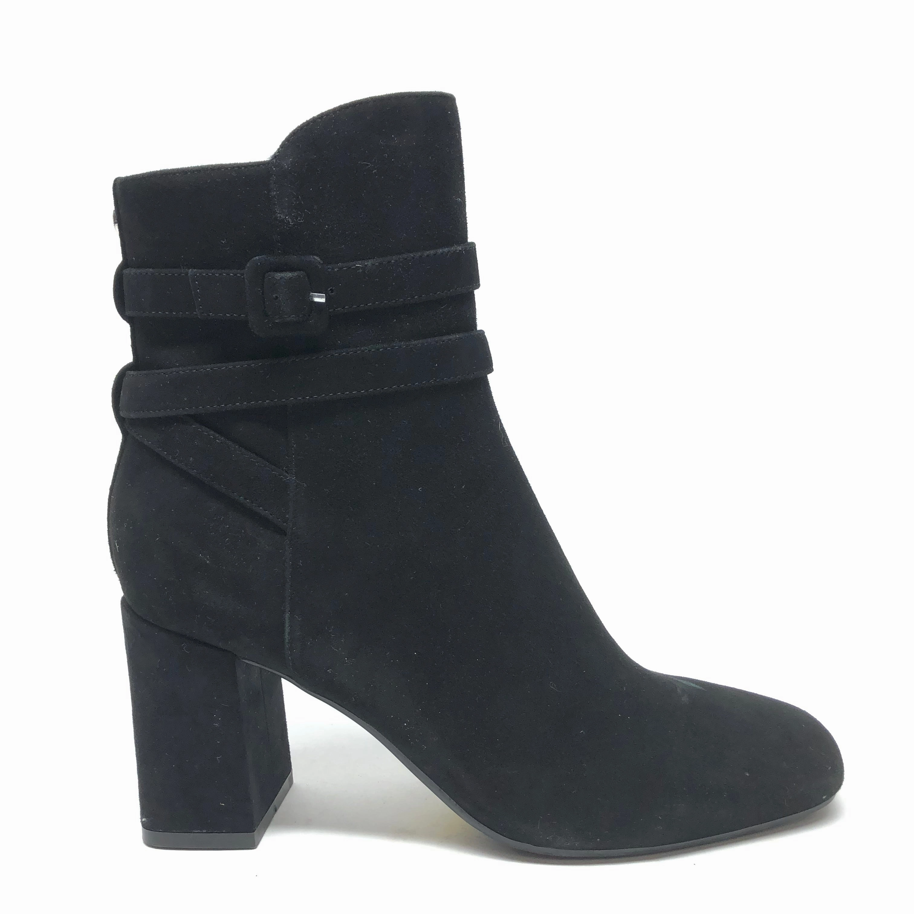 Street Sound Boots Ankle Heels By Nine West In Black, Size: 9