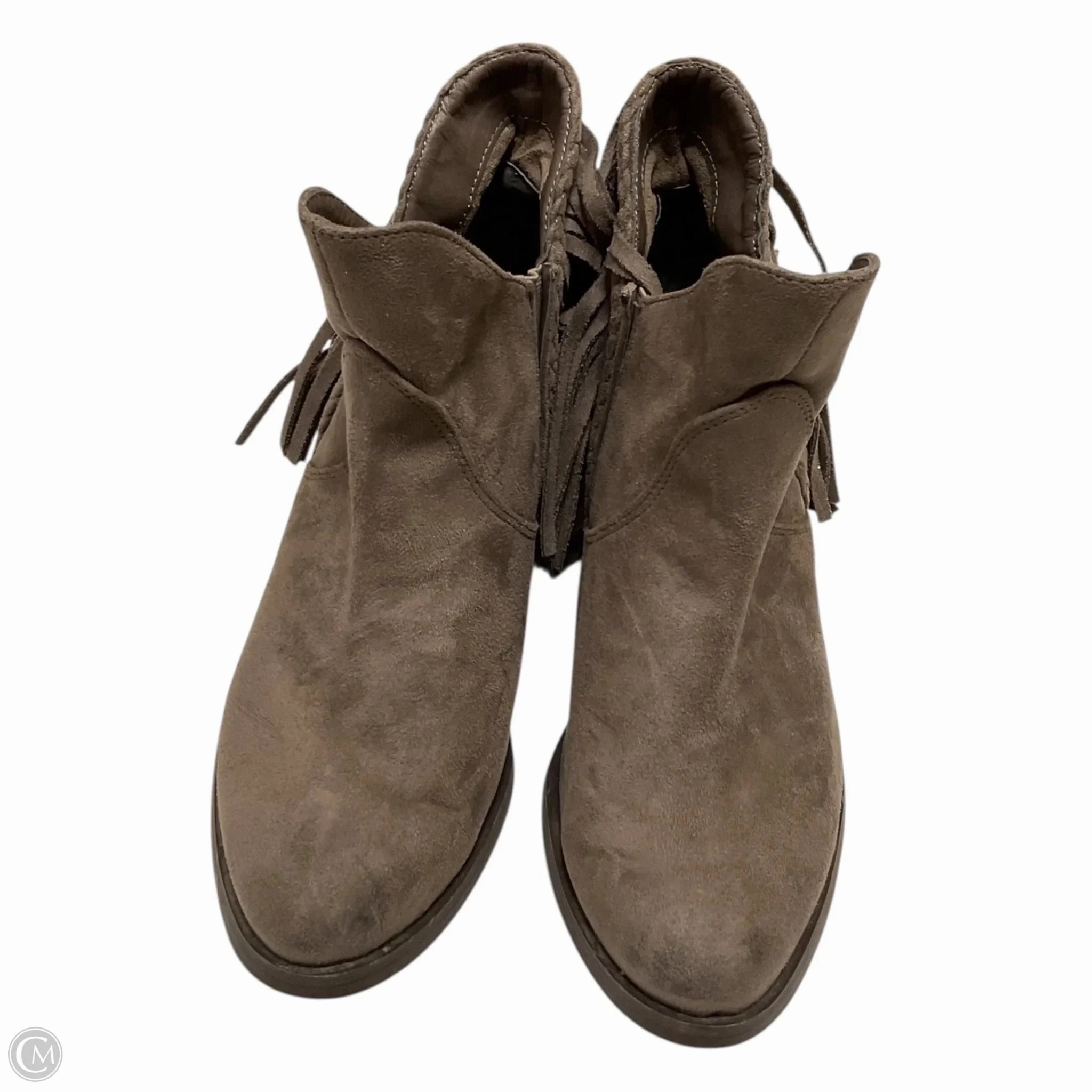 Hiking Enthusiast Hydrophobic coating Boots Ankle Heels By Not Rated In Tan, Size: 7
