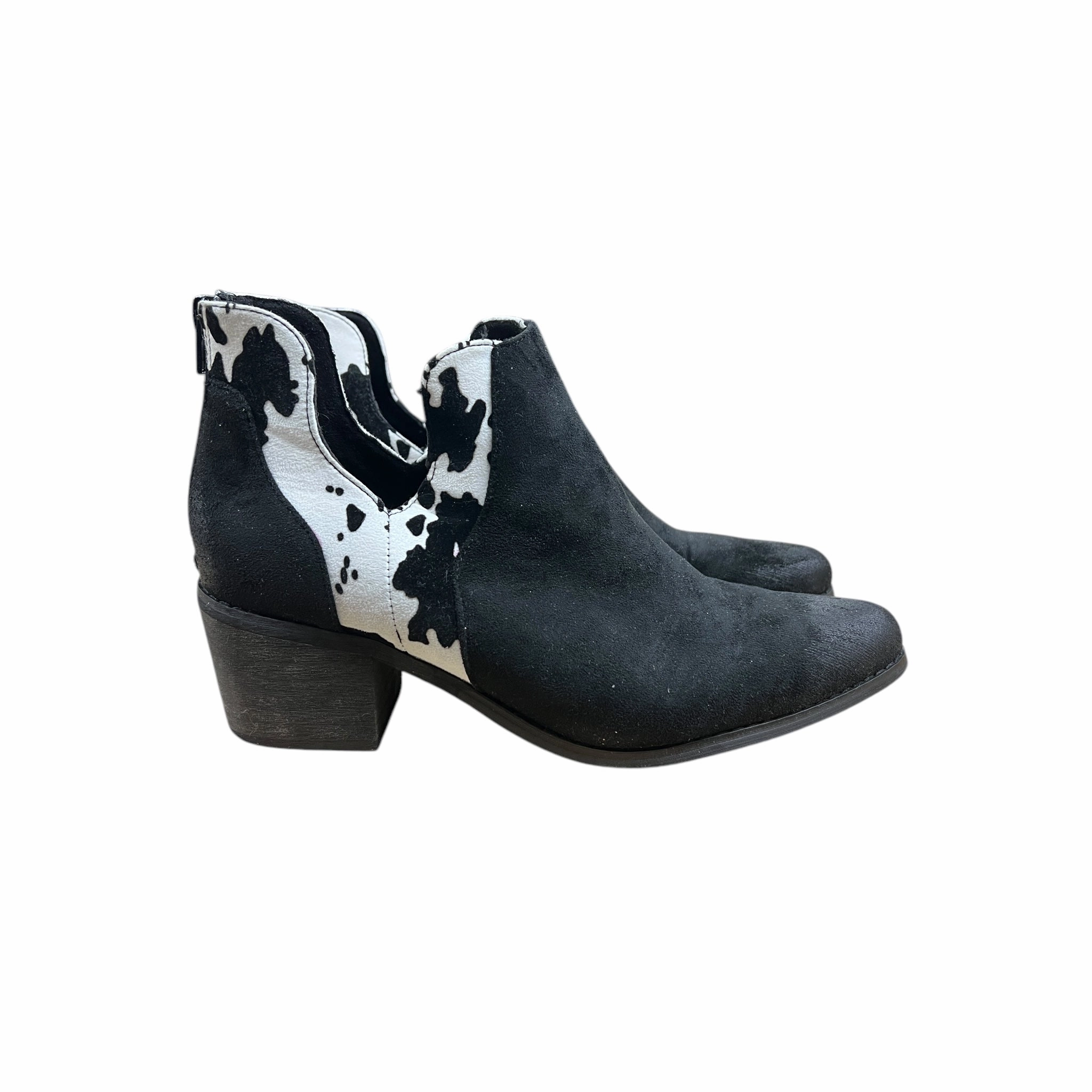 Anti Odor Winter Walker Boots Ankle Heels By Pierre Dumas In Black, Size:10