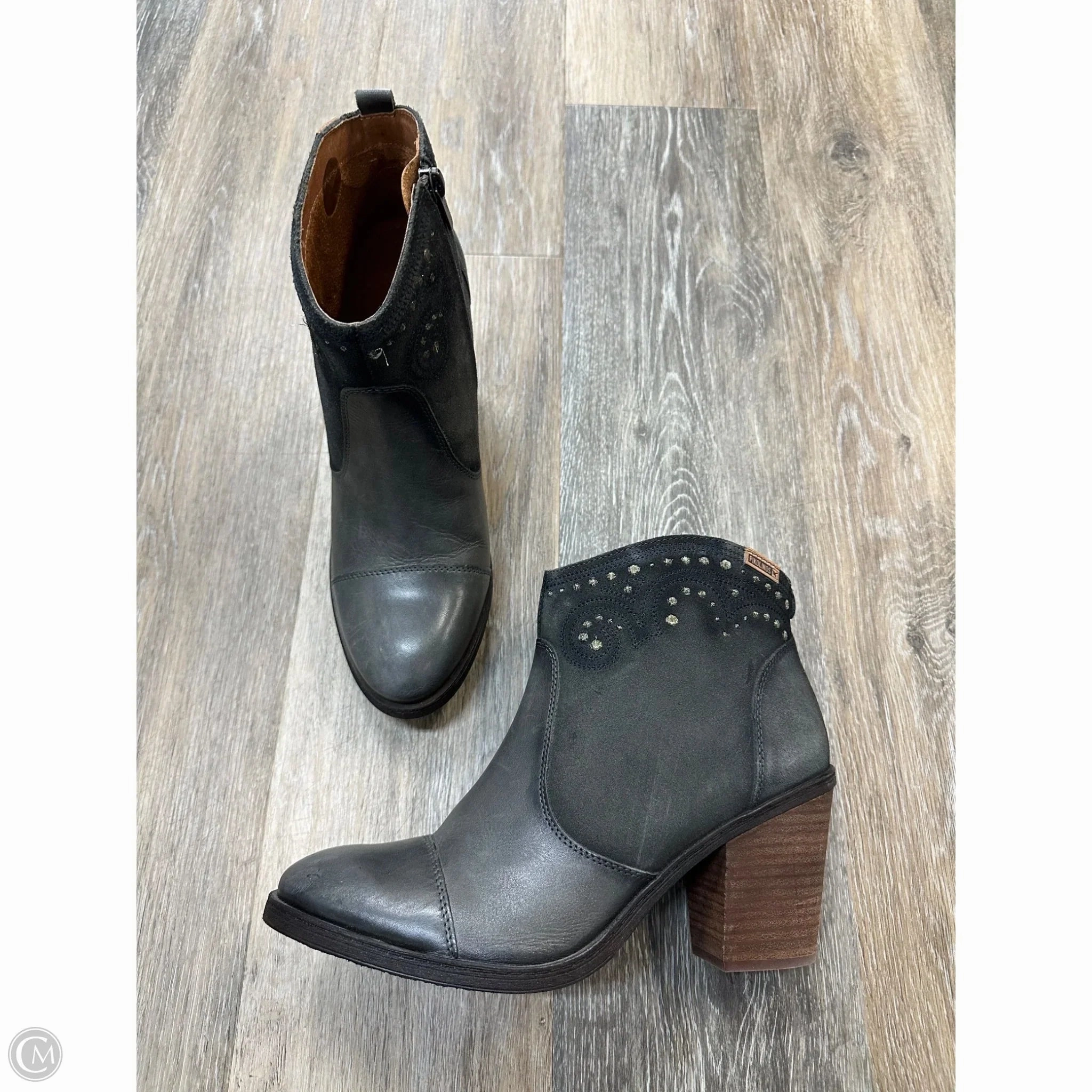 Boots Ankle Heels By Pikolinos In Grey, Size: 11 Flat Sole