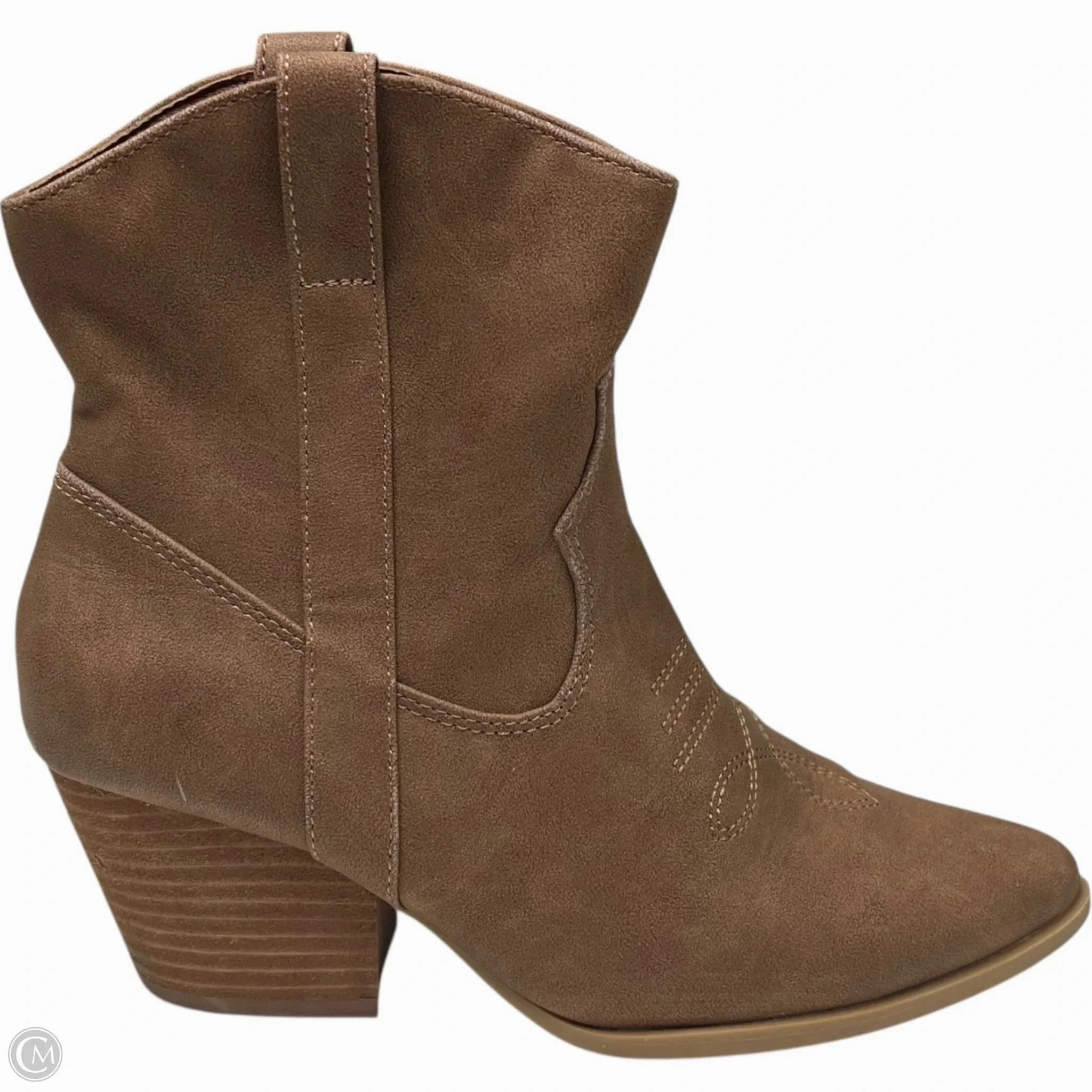 Functional Fit lightweight materials Boots Ankle Heels By Rachel Zoe In Brown, Size: 8.5
