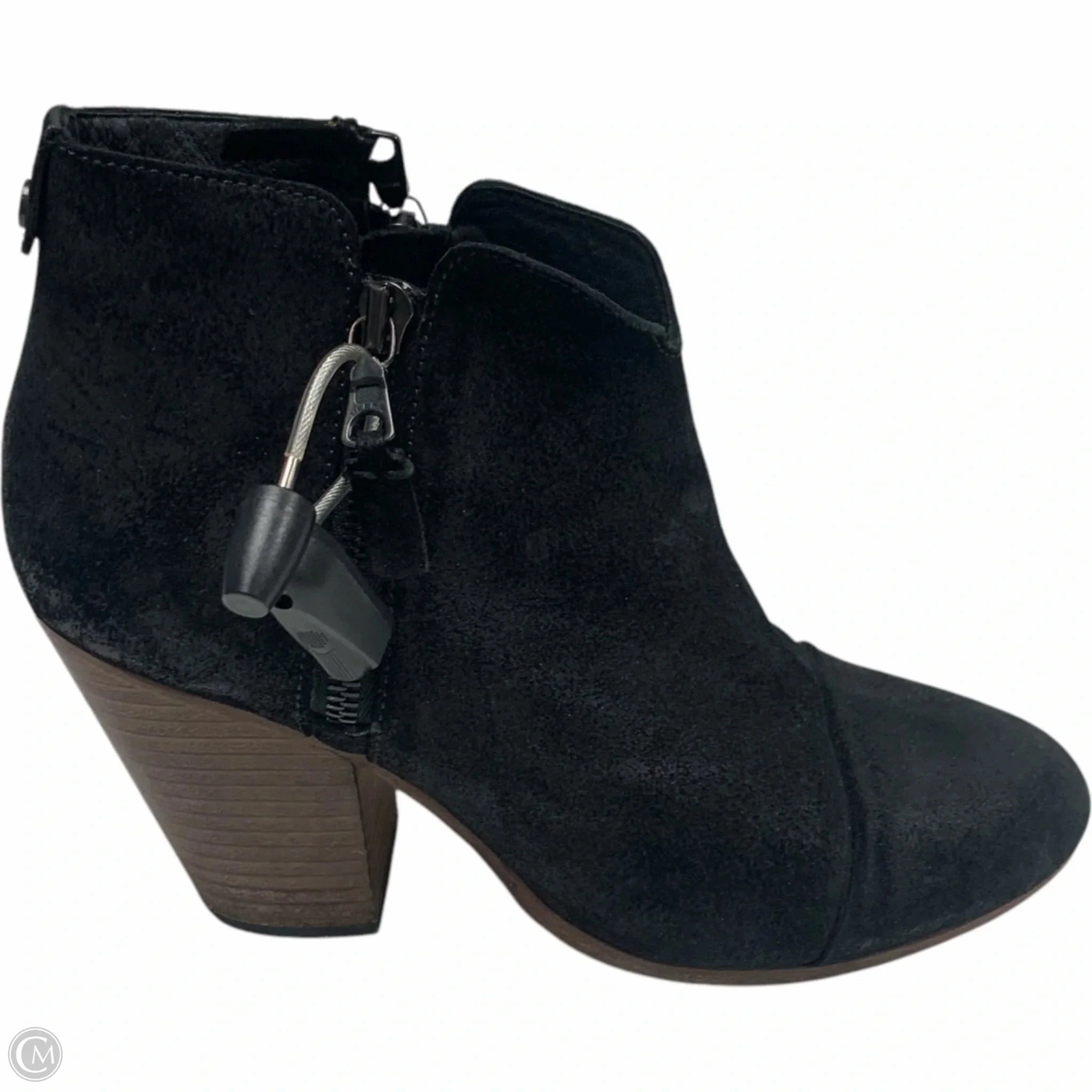 Boots Ankle Heels By Rag And Bone In Black, Size: 7.5 Cushioned Step Windy Weather