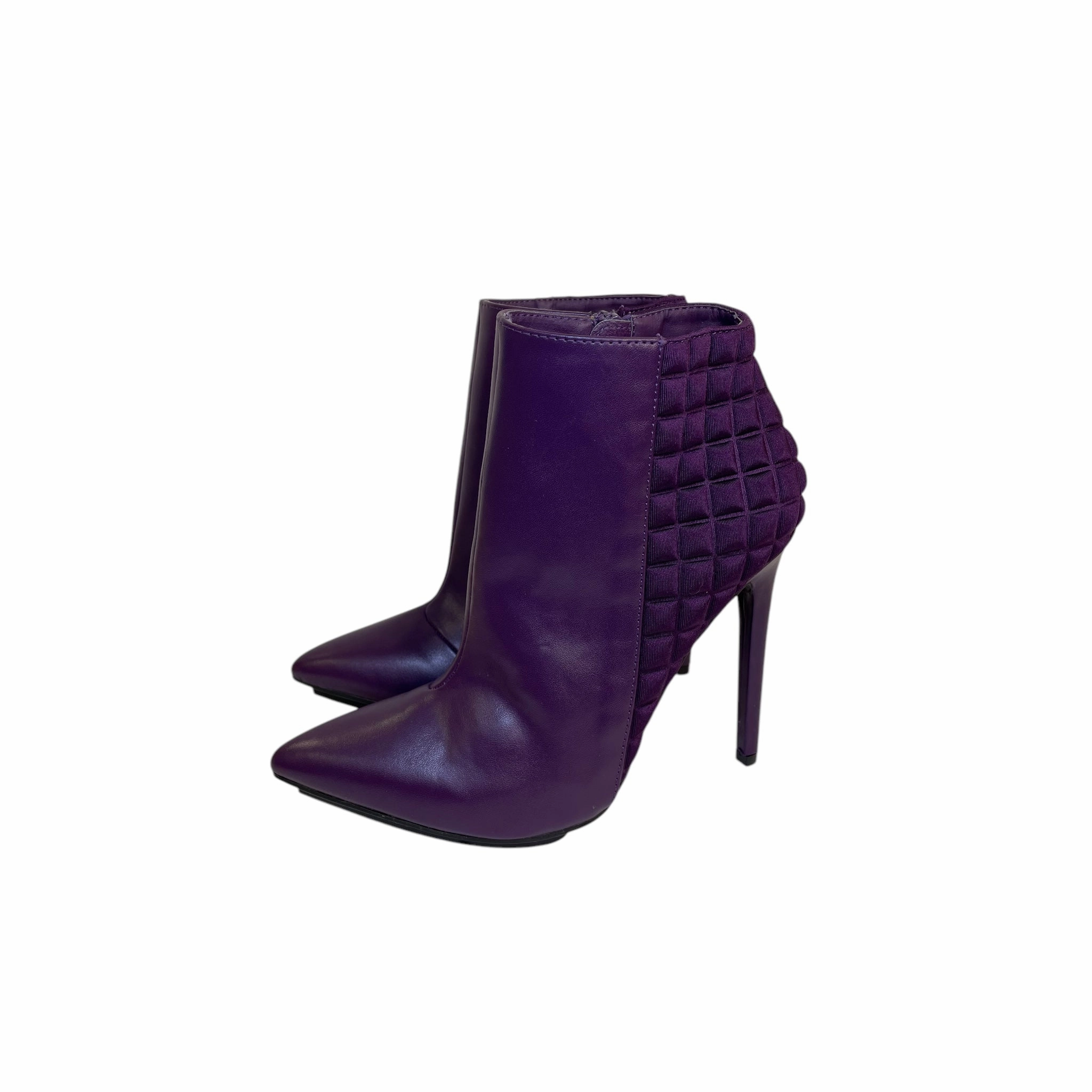 Boots Ankle Heels By Rhh In Purple, Size:8.5 Grippy Outsole River Crossing waterproof construction