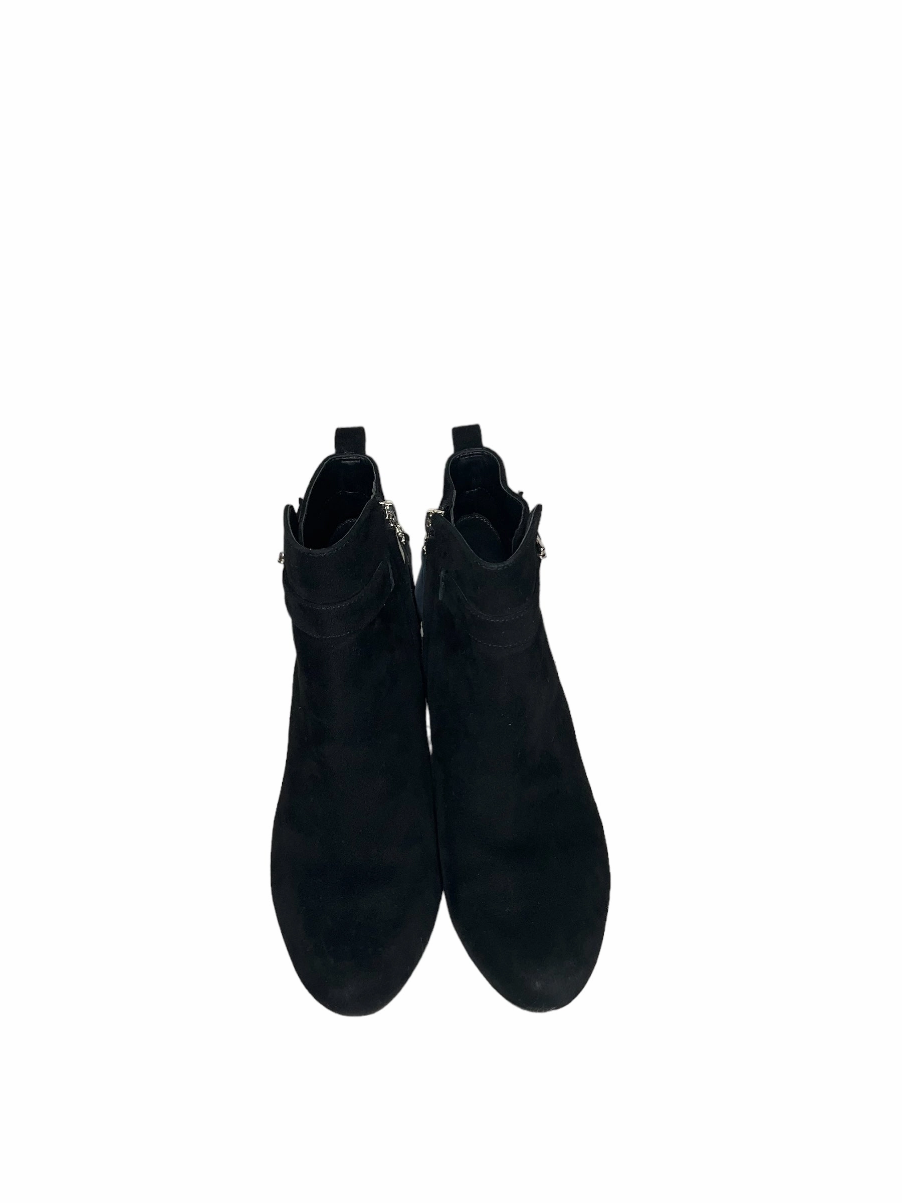 Abrasion   Resistant All Fit Boots Ankle Heels By Sam Edelman In Black, Size: 8