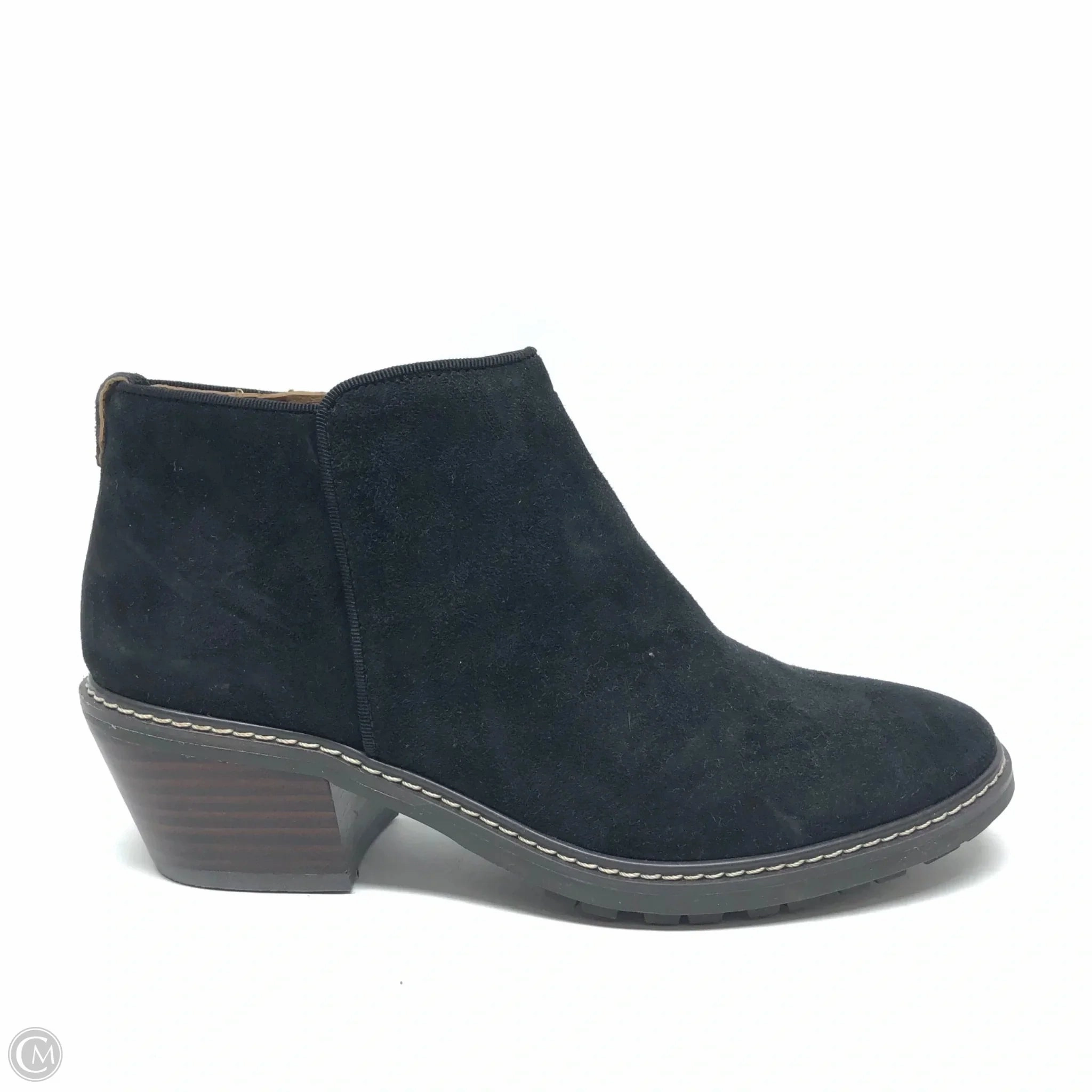 Ergonomic Design Boots Ankle Heels By Sam Edelman In Black, Size: 9