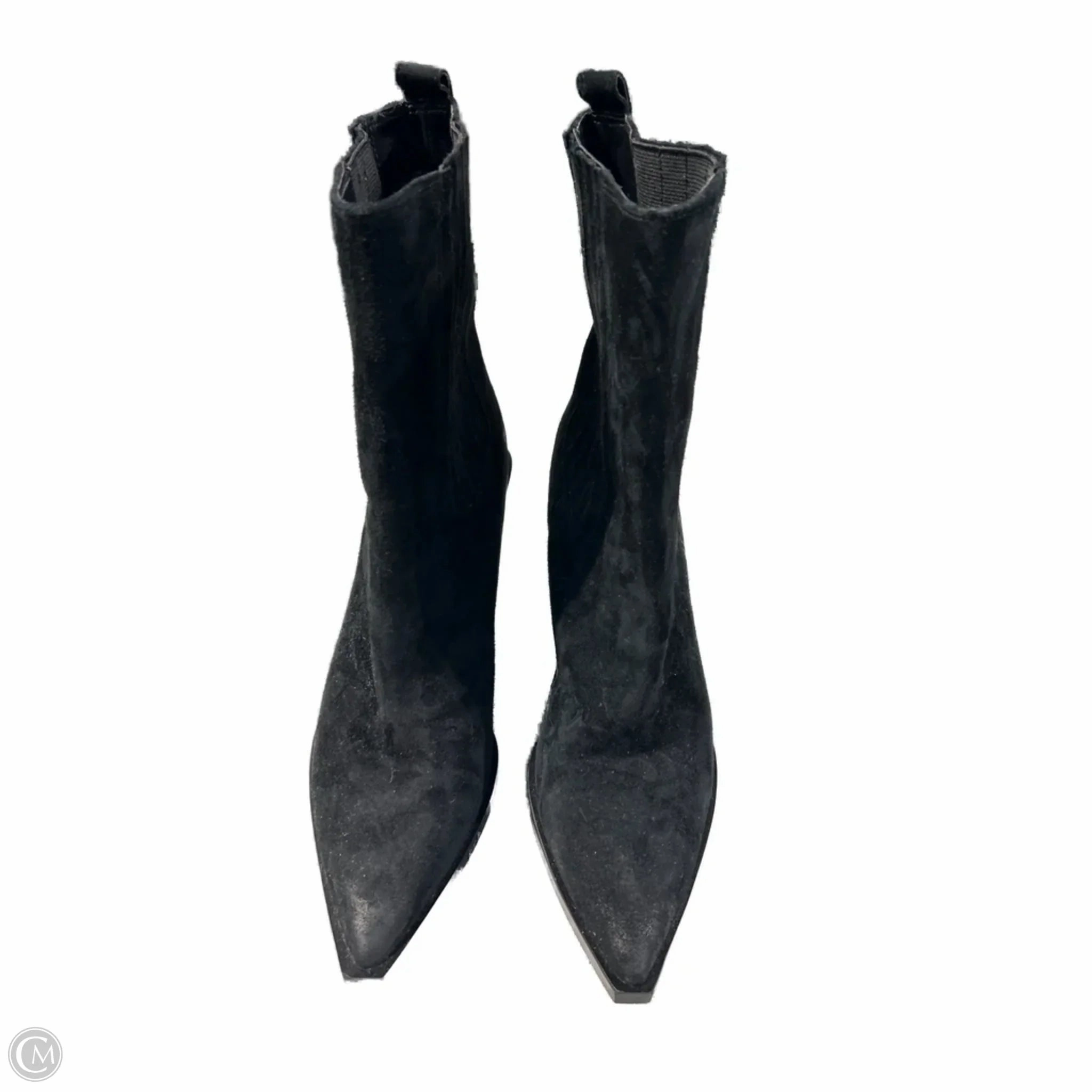 Boots Ankle Heels By Sam Edelman In Black, Size: 9 Fashionable Look