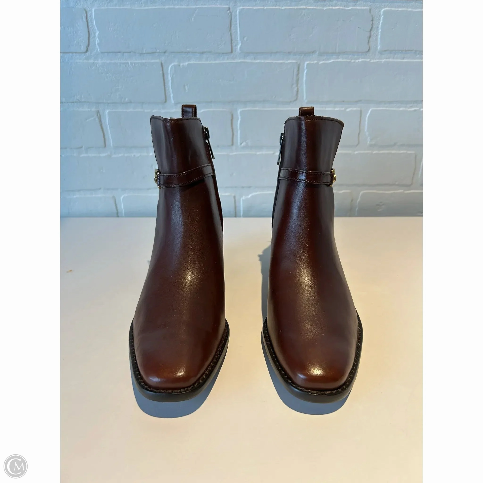 All Function Boots Ankle Heels By Sam Edelman In Brown, Size: 7