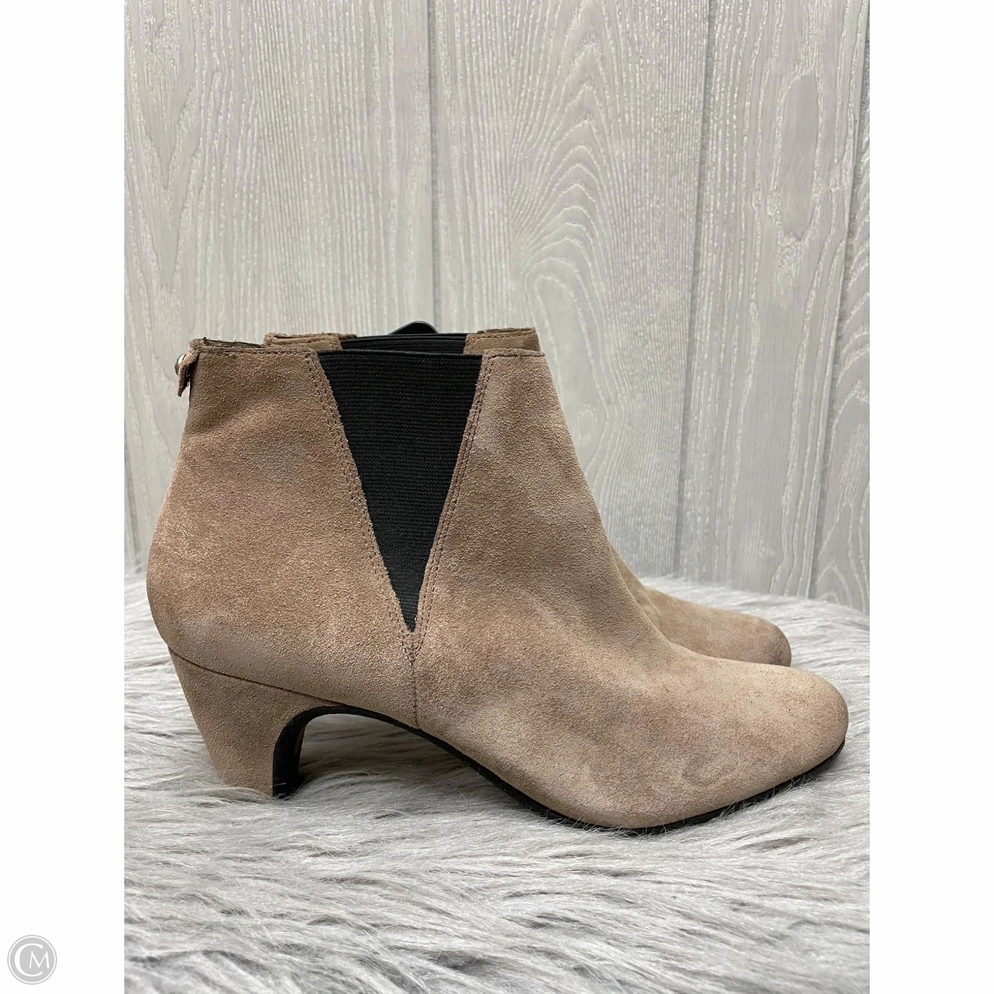 Free Spirit Boots Ankle Heels By Sam Edelman In Tan, Size: 9.5