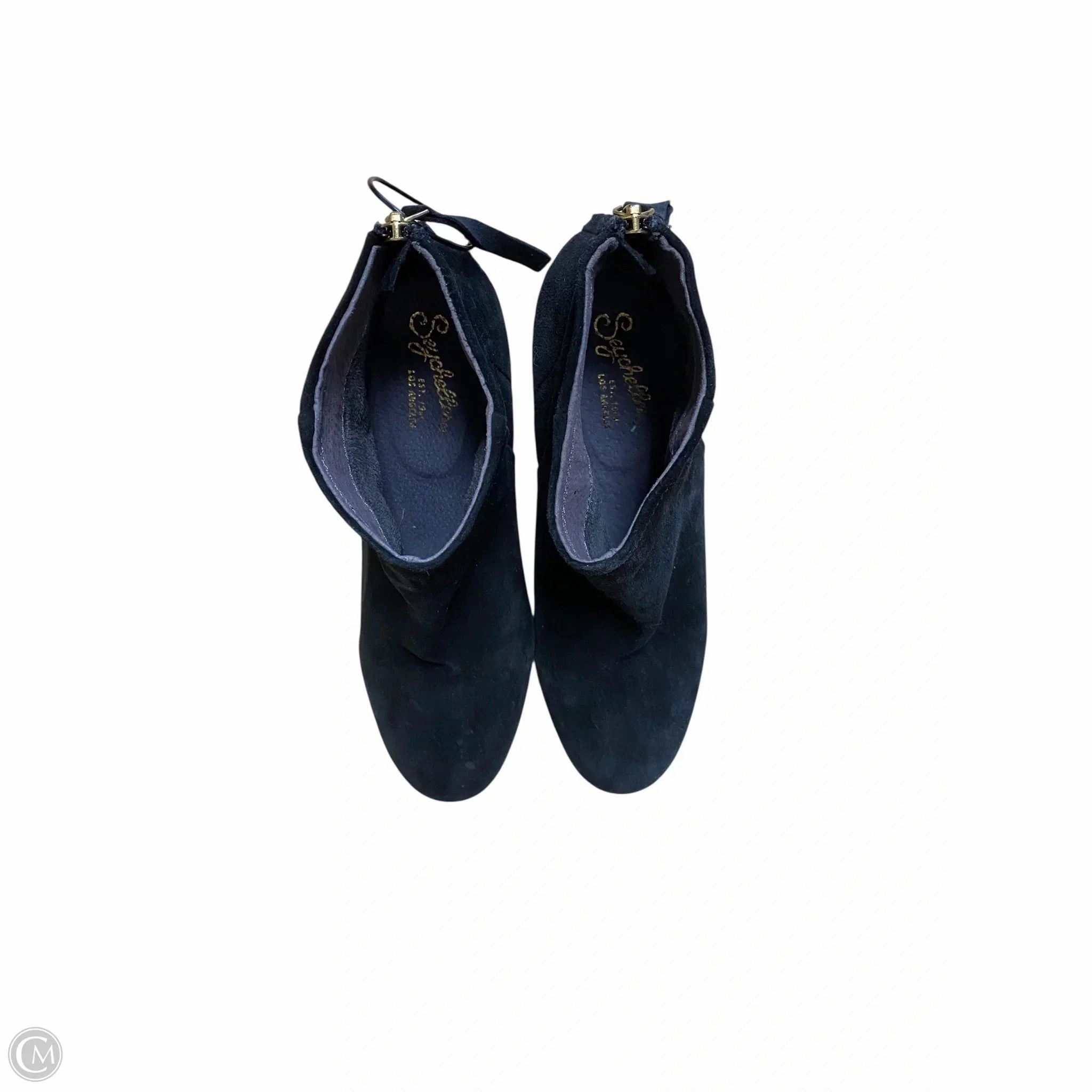 Breathable All Day Worker Boots Ankle Heels By Seychelles In Black, Size: 6
