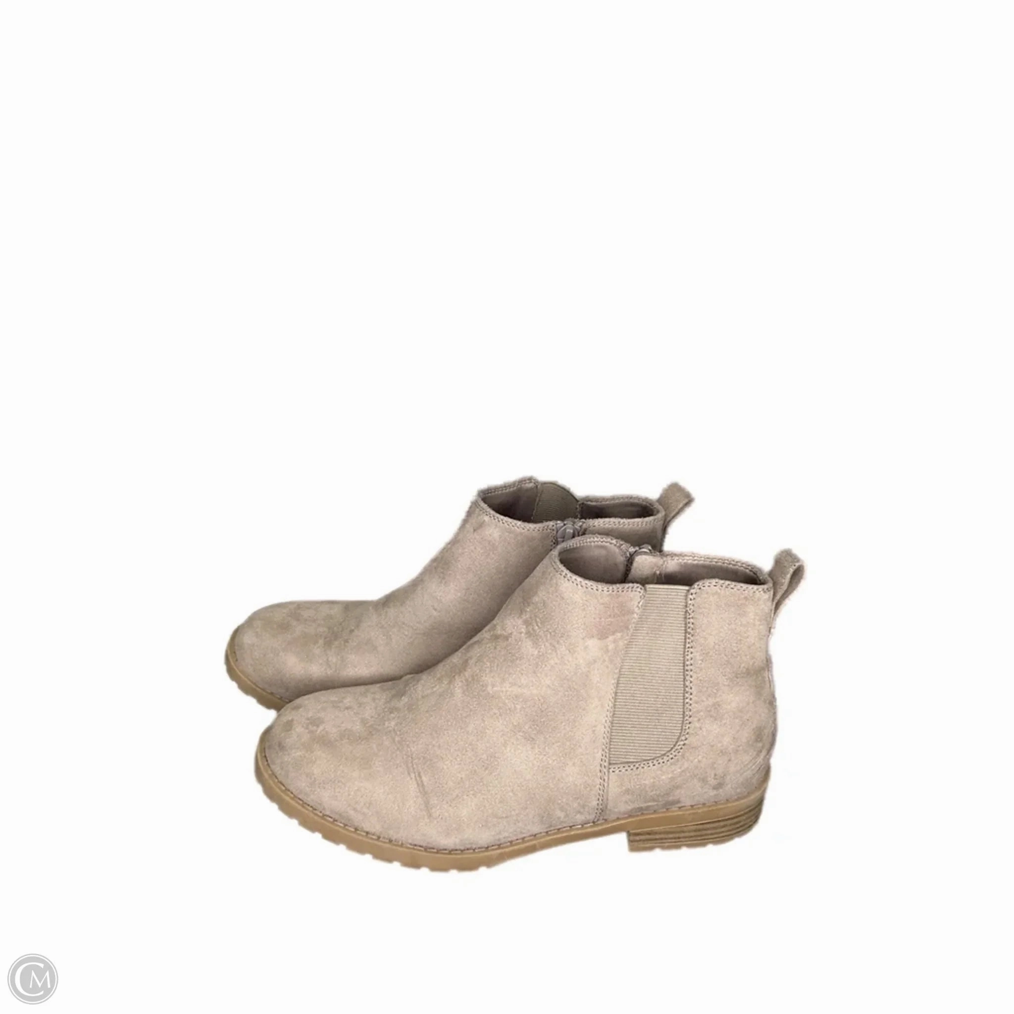 Boots Ankle Heels By Sonoma In Brown, Size: 7 Smooth Design Low Profile Design