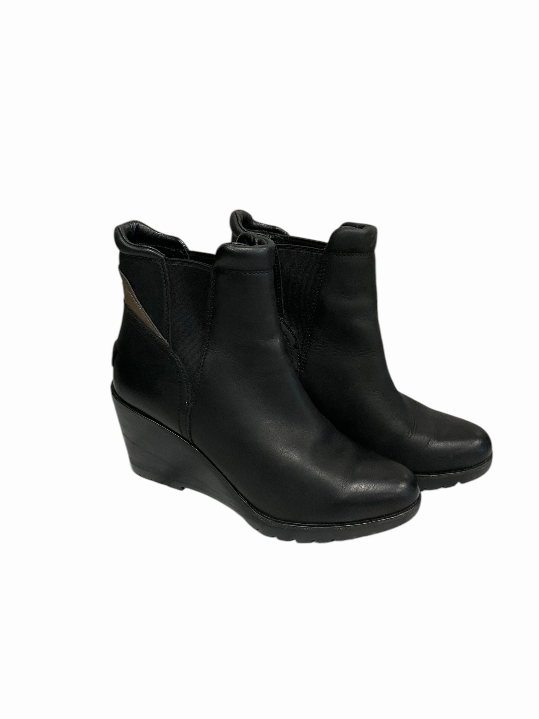 Roll Up Boots Ankle Heels By Sorel In Black, Size: 9