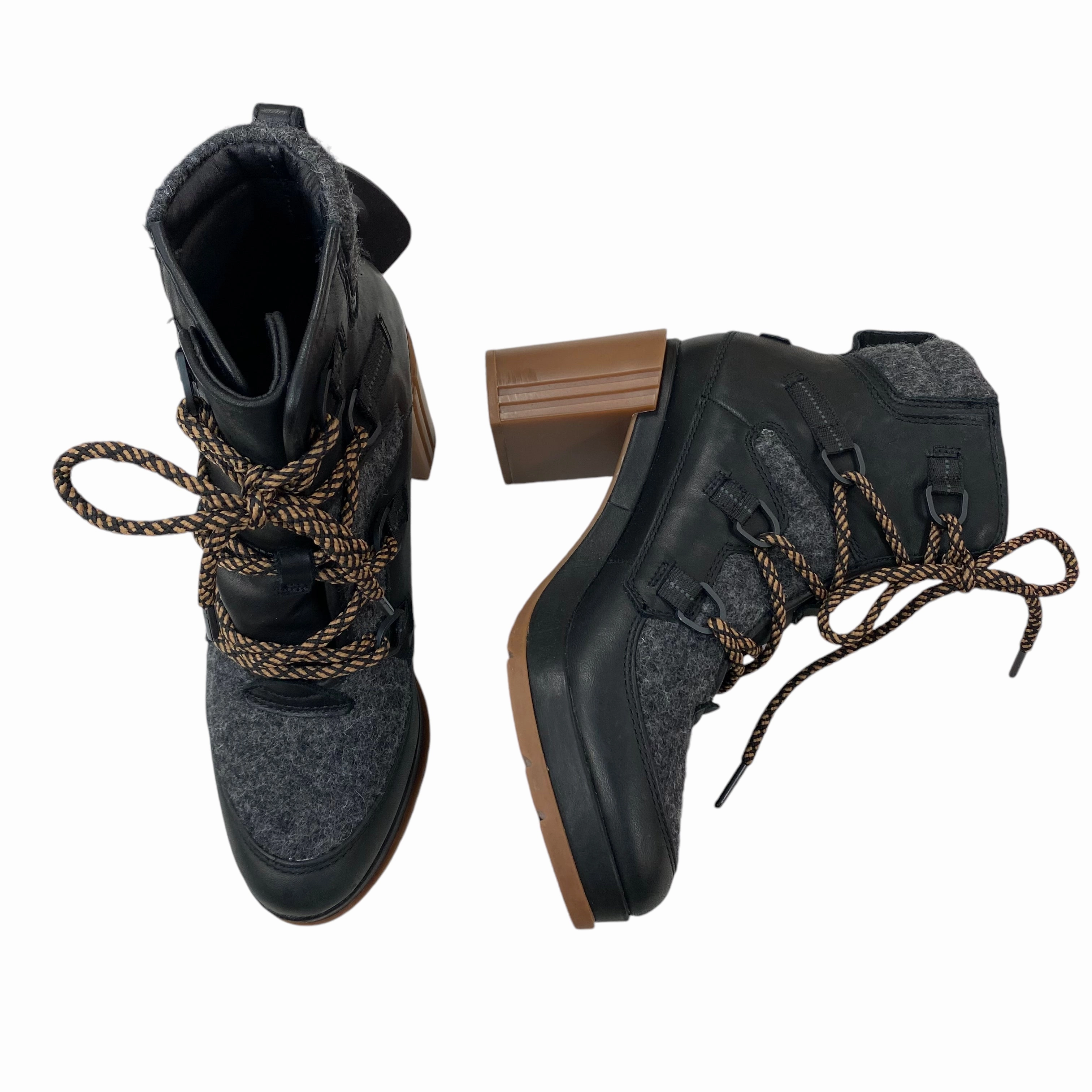 Boots Ankle Heels By Sorel In Grey, Size: 8.5 Paris Glow