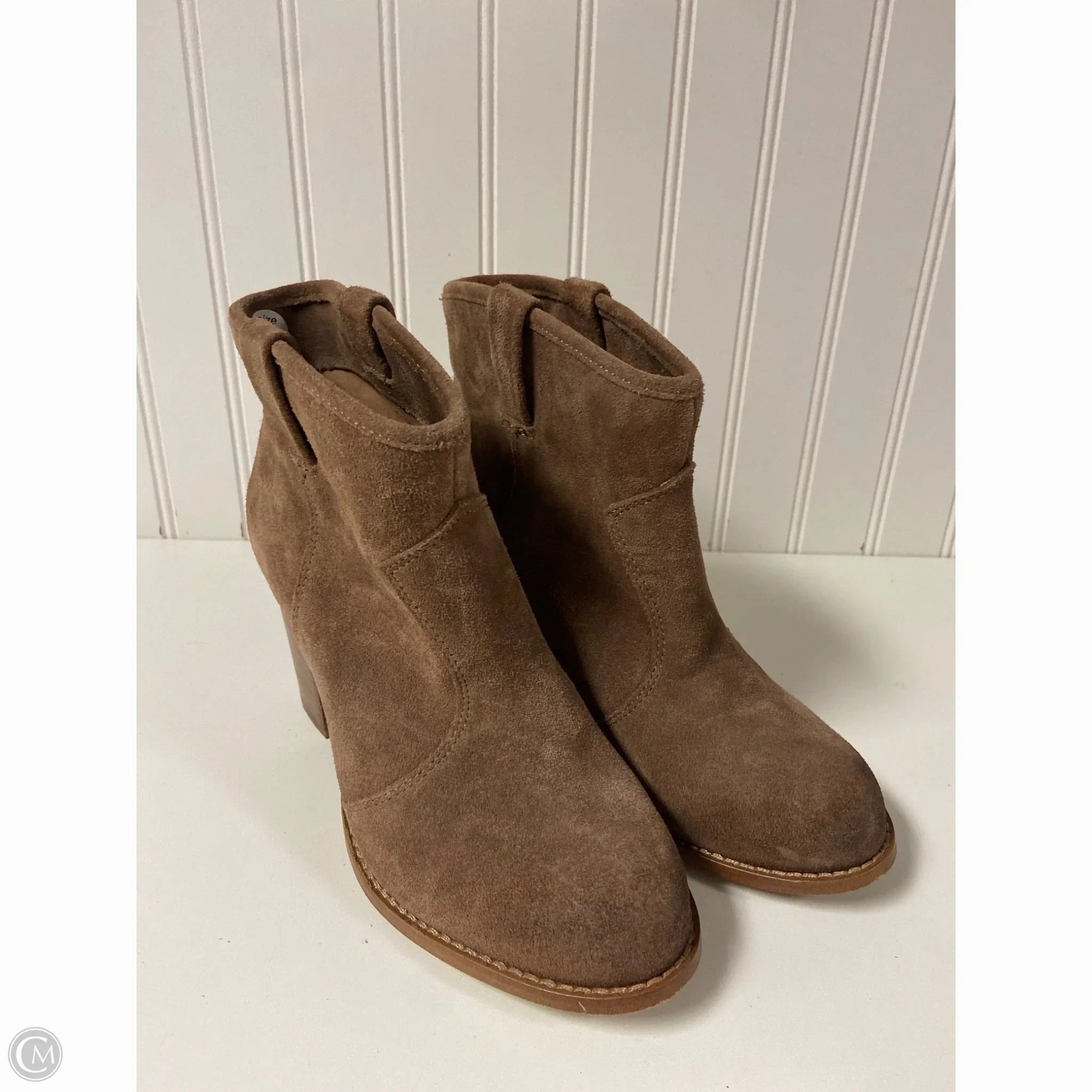 Rodeo Event Tough Grip Boots Ankle Heels By Splendid In Brown, Size: 8.5