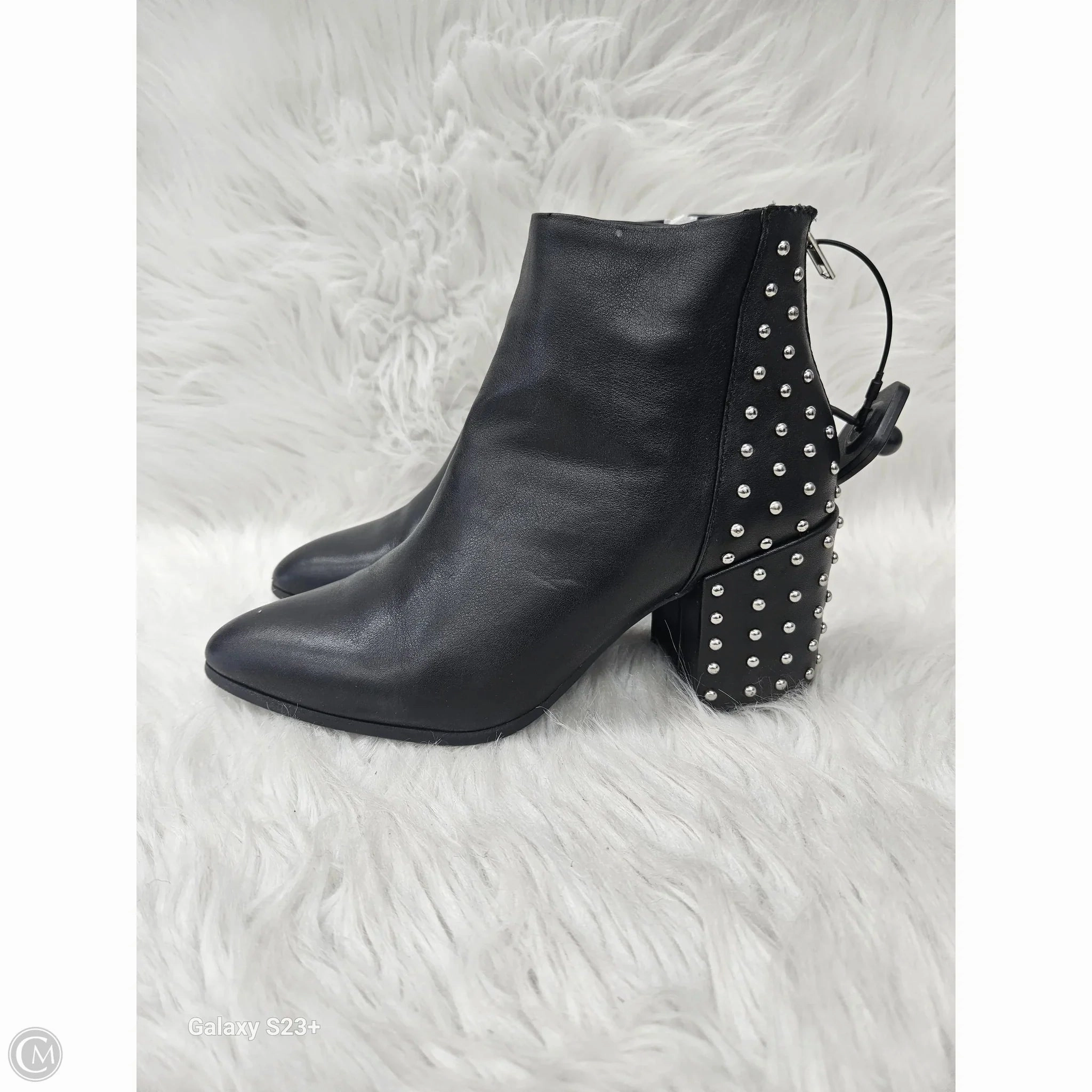 Flexible structure Boots Ankle Heels By Steve Madden In Black, Size: 8
