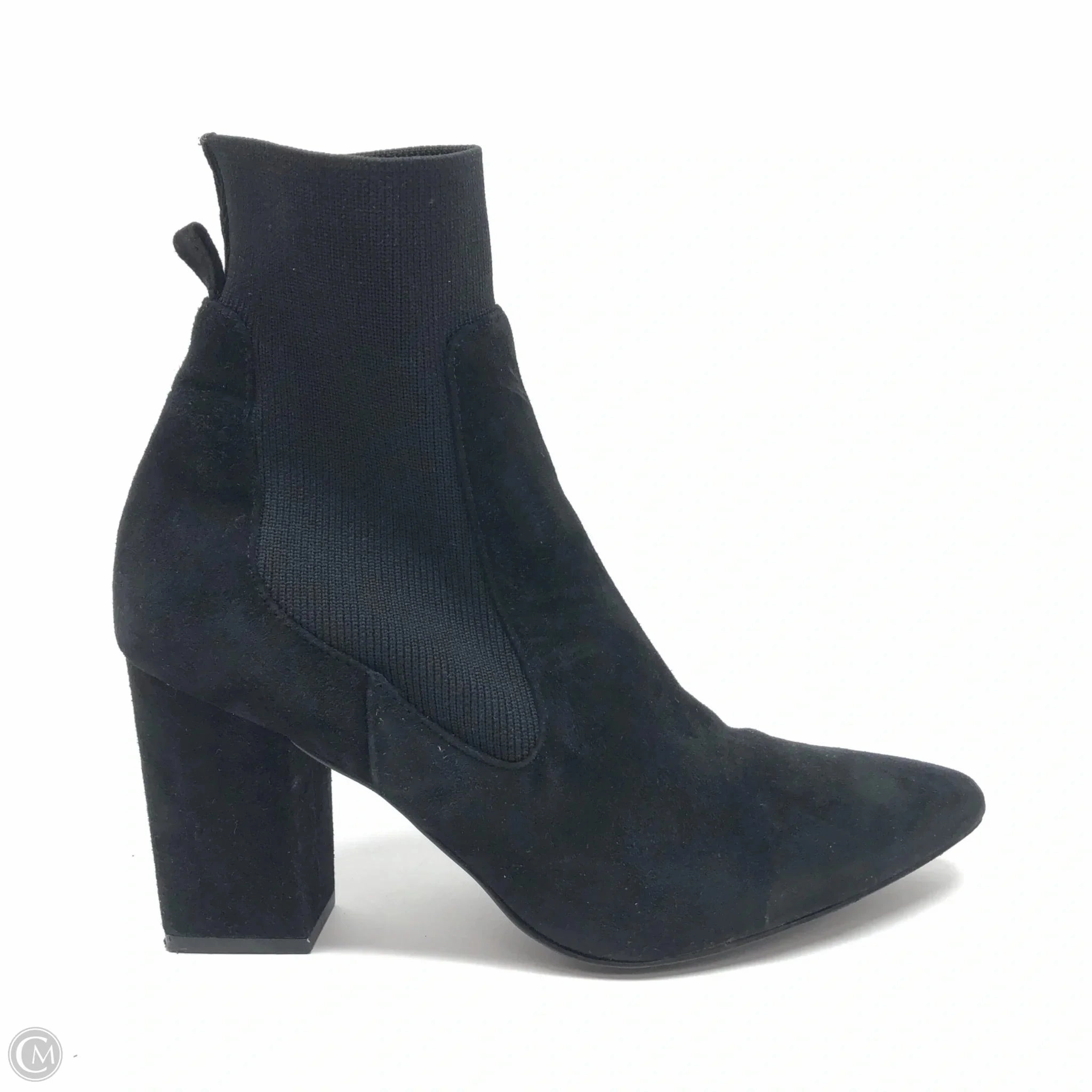 Wedge Heel Rugged Built Outdoor Trek Boots Ankle Heels By Steve Madden In Black, Size: 9.5