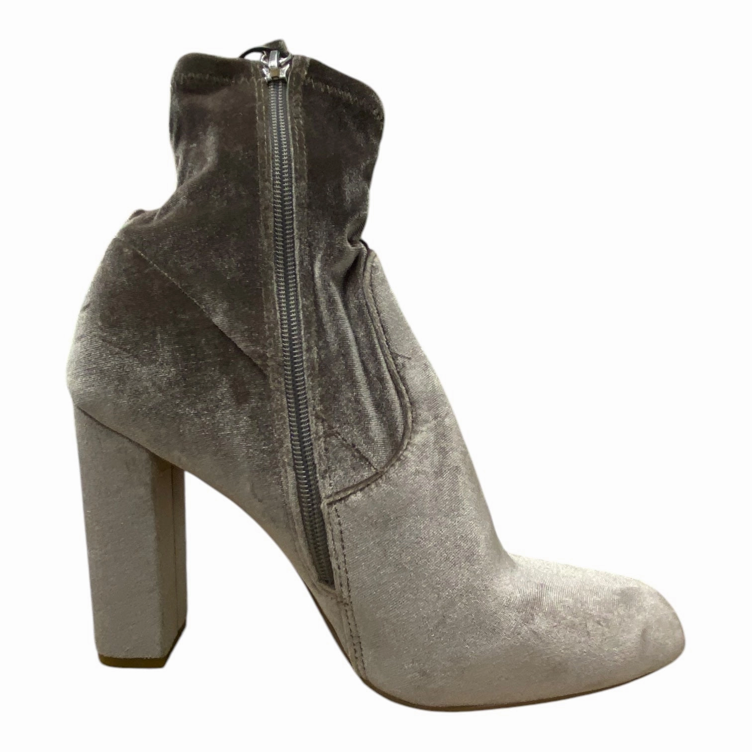 Boots Ankle Heels By Steve Madden In Taupe, Size: 9.5 Avant Mood
