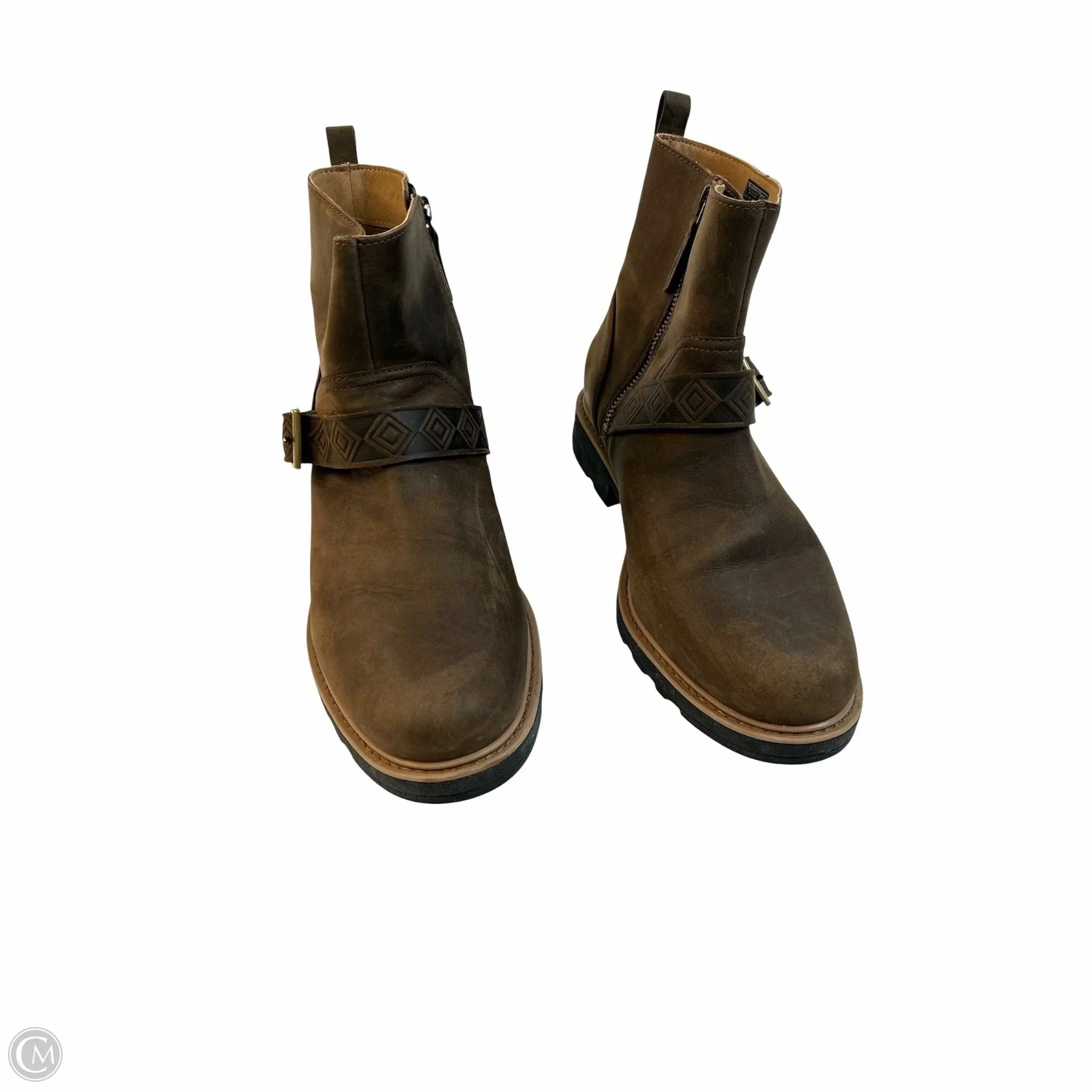 Cozy And Warm Boots Ankle Heels By Teva In Brown, Size: 11