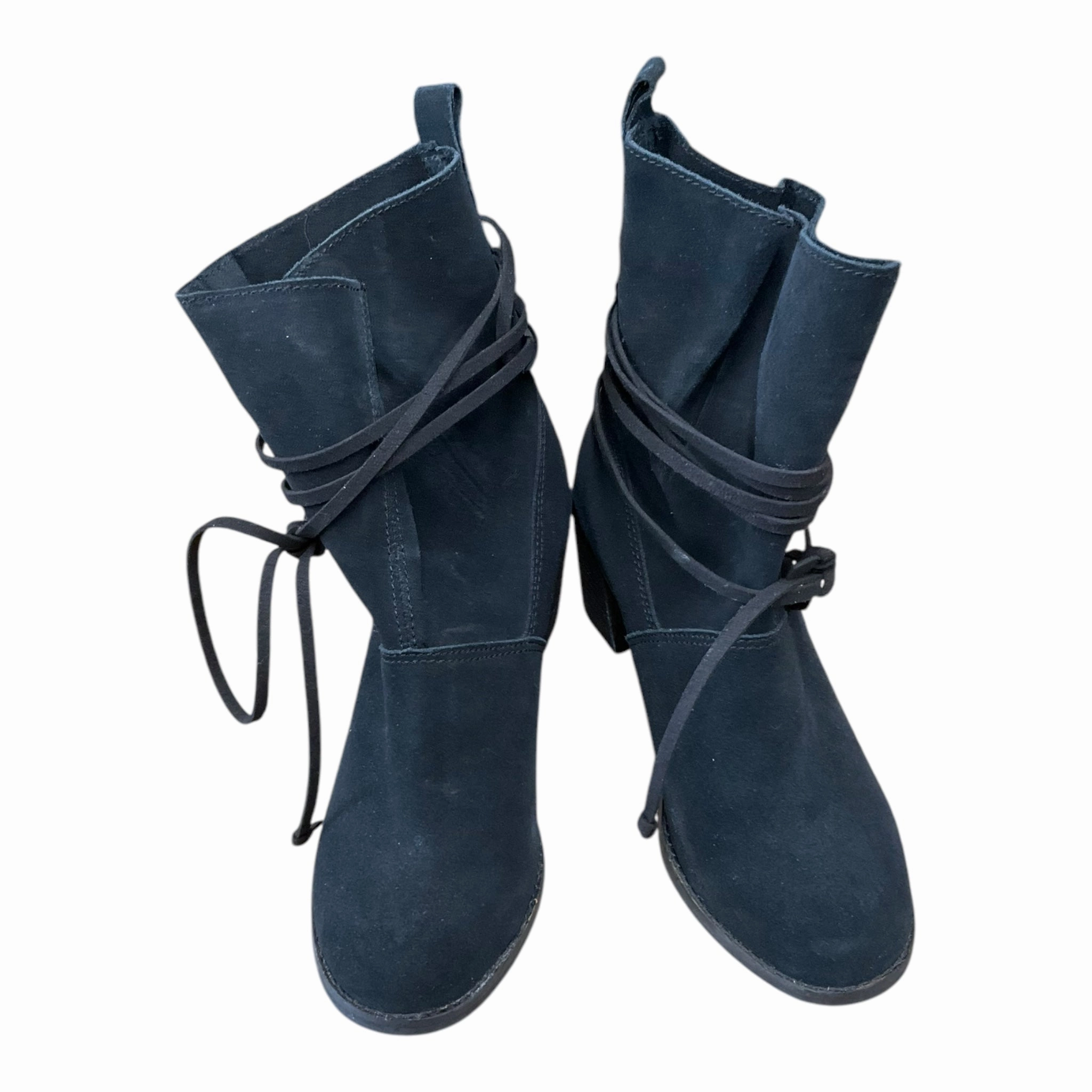 ReinforcedHeel Boots Ankle Heels By Toms In Black, Size: 7