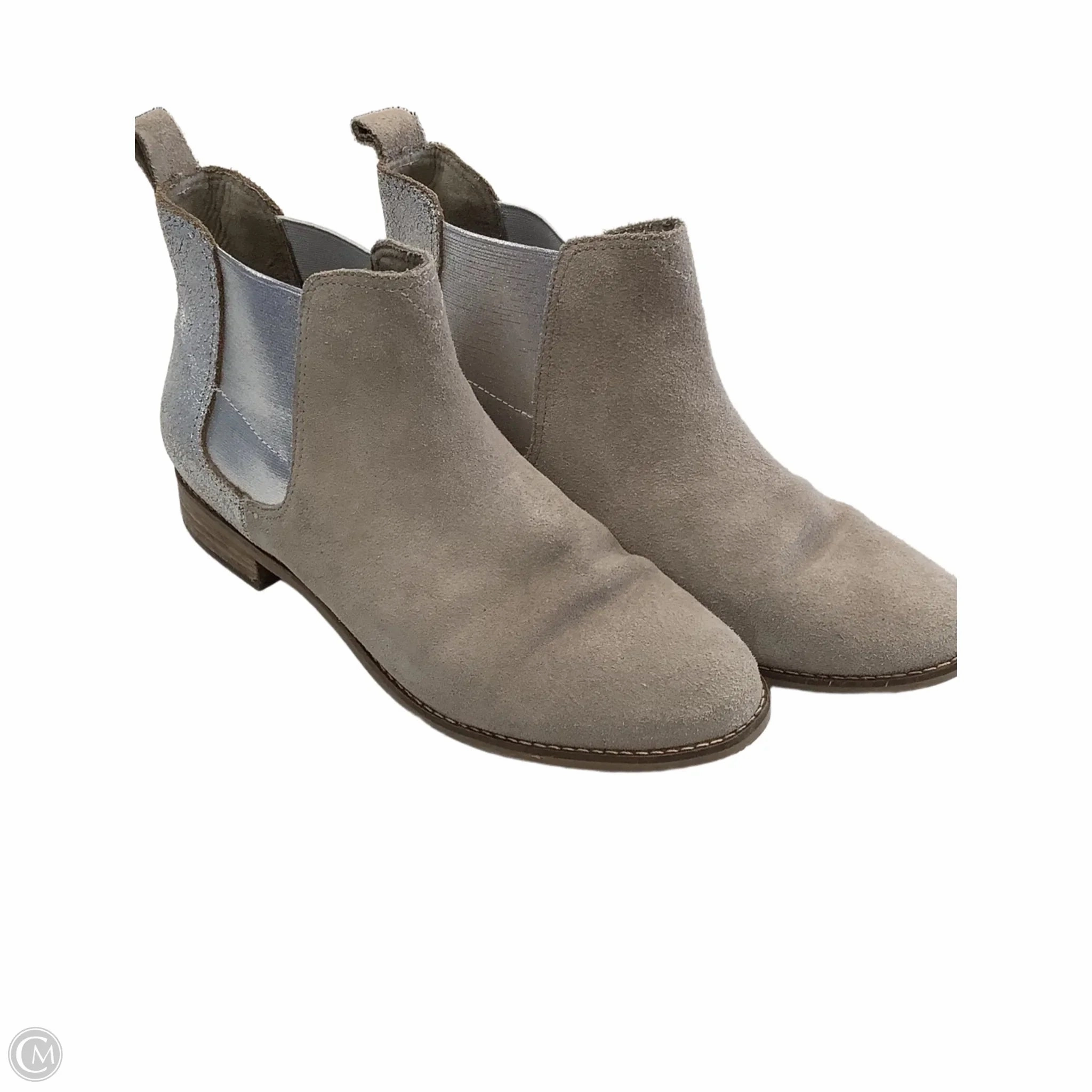 High Traction Weekend Wanderer Boots Ankle Heels By Toms In Tan, Size: 9.5