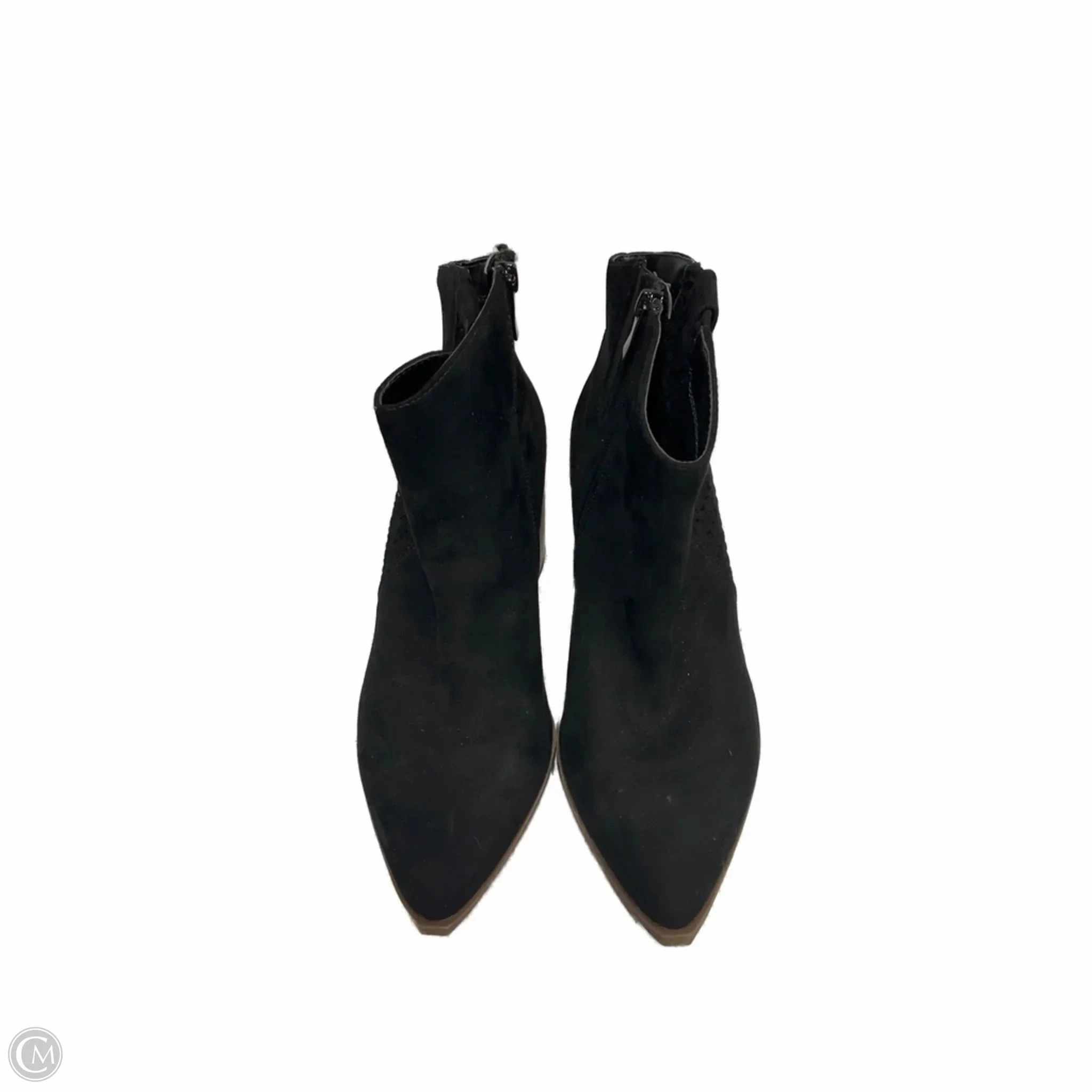 Boots Ankle Heels By Torrid In Black, Size: 10 Secure And Comfortable
