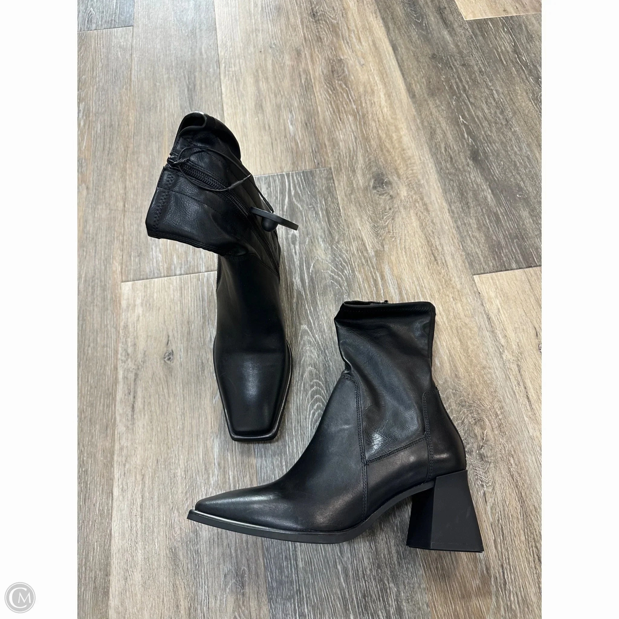 Boots Ankle Heels By Vagabond In Black, Size: 9 Comfortable Feel Active Lifestyle