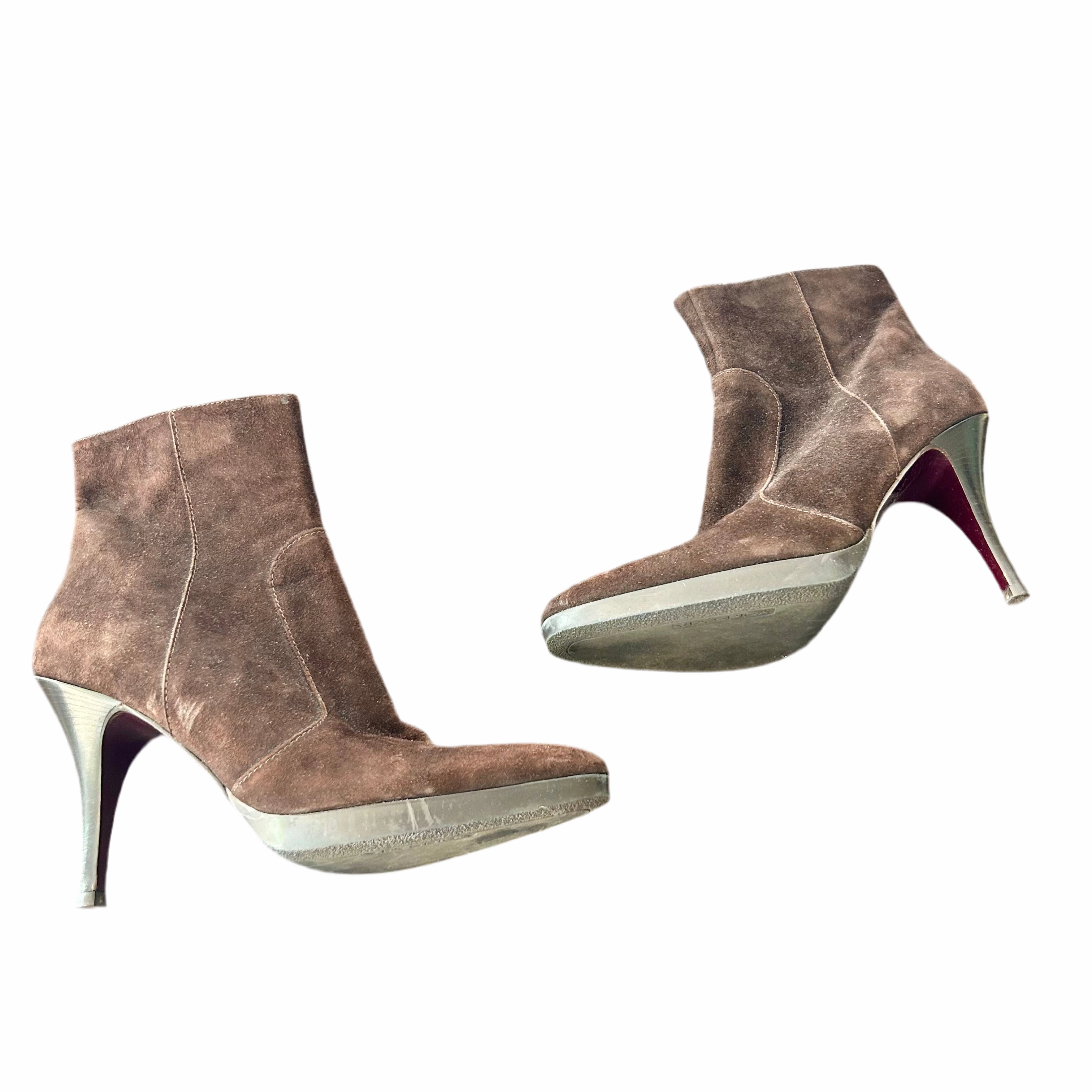 Boots Ankle Heels By Via Spiga In Brown, Size: 8 Outdoor Hiking Thermal Core Nature Lover