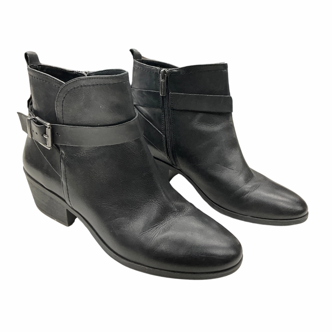 Cordura Material Protective Finish Mountain Climber Boots Ankle Heels By Vince Camuto In Black, Size: 10