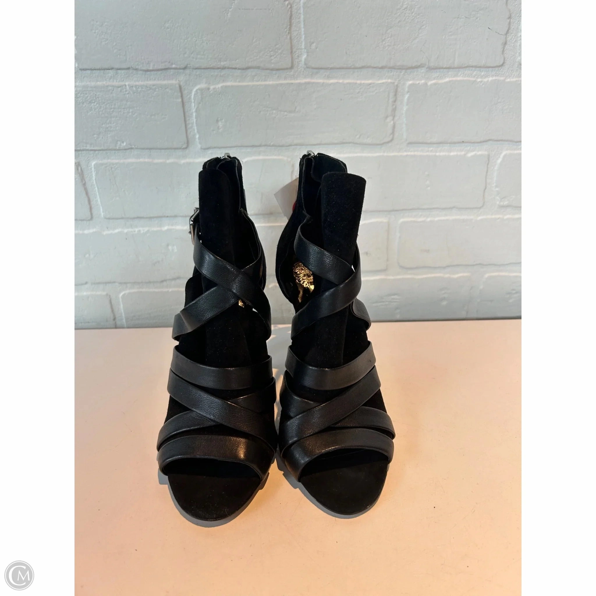 Boots Ankle Heels By Vince Camuto In Black, Size: 6 Breathable Weather Resistant User Premium Quality