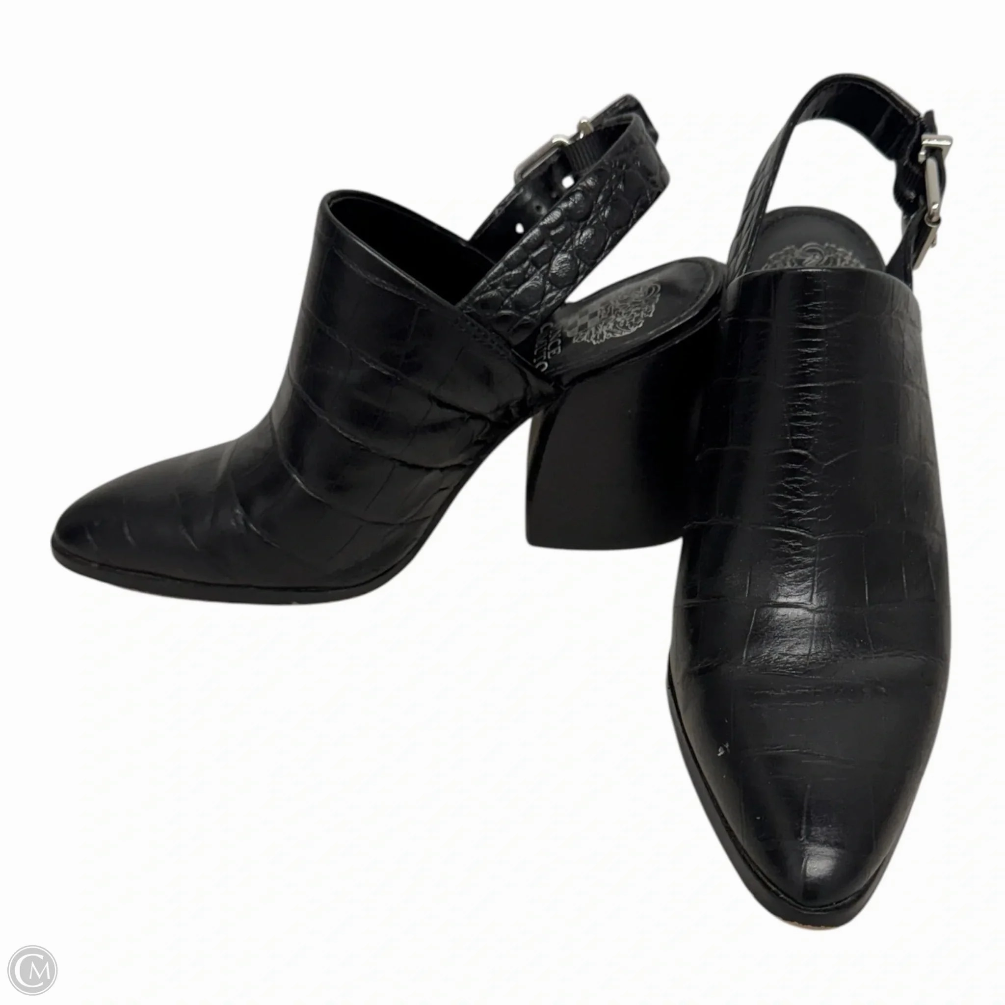 Boots Ankle Heels By Vince Camuto In Black, Size: 6 Comfortable Sockliner well-made