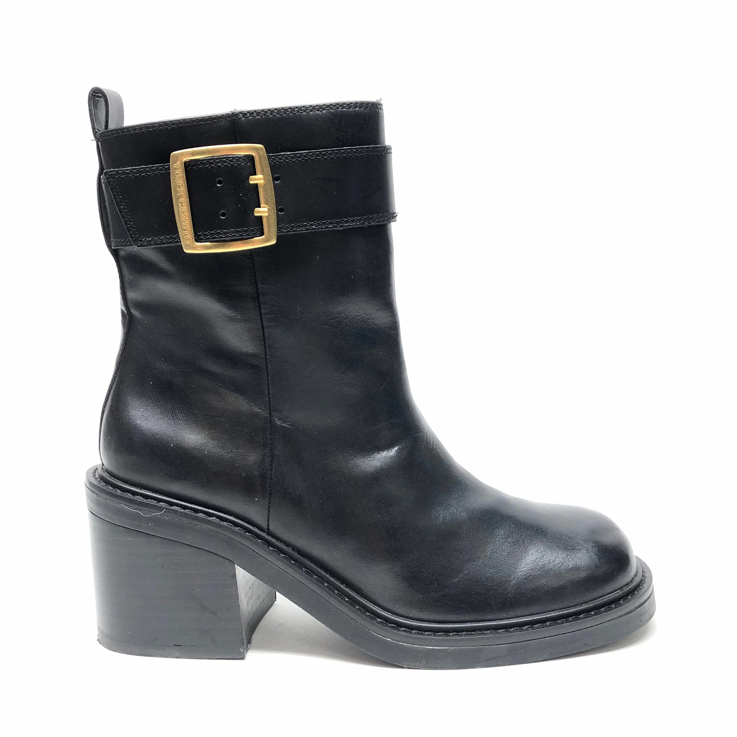 Boots Ankle Heels By Vince Camuto In Black, Size: 8 Hunter
