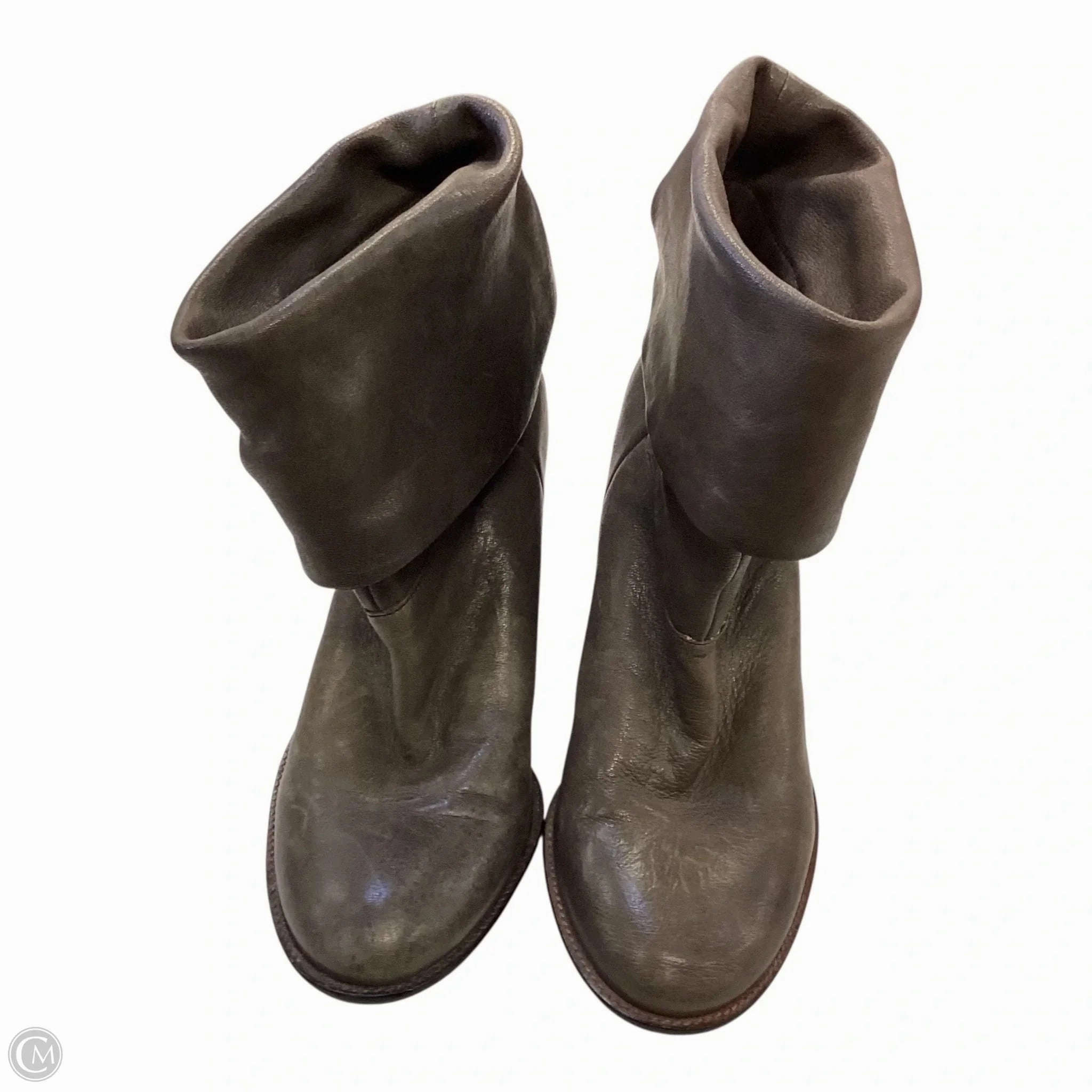 Boots Ankle Heels By Vince Camuto In Grey, Size: 8 Mud Defense Built For Adventure