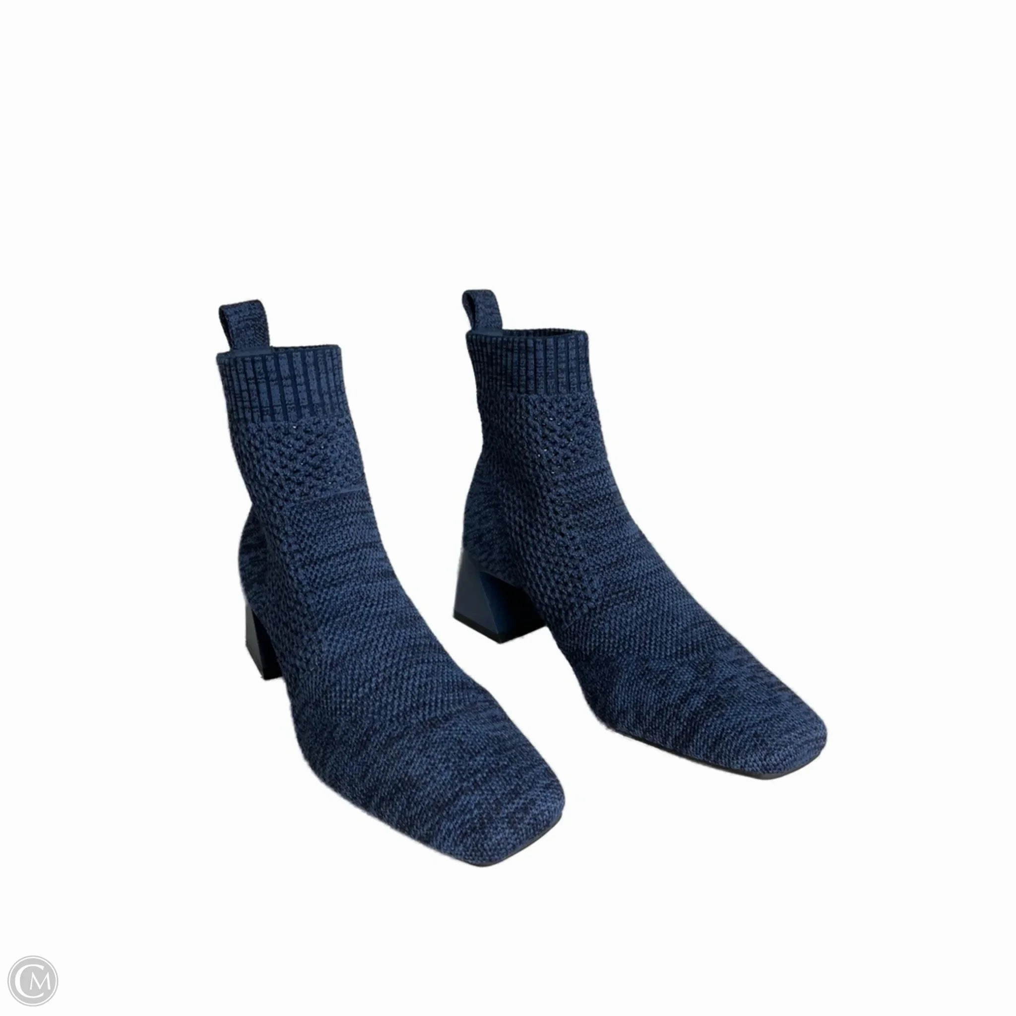 Feather Light Windy Weather Boots Ankle Heels By VIVAIA In Blue, Size: 5