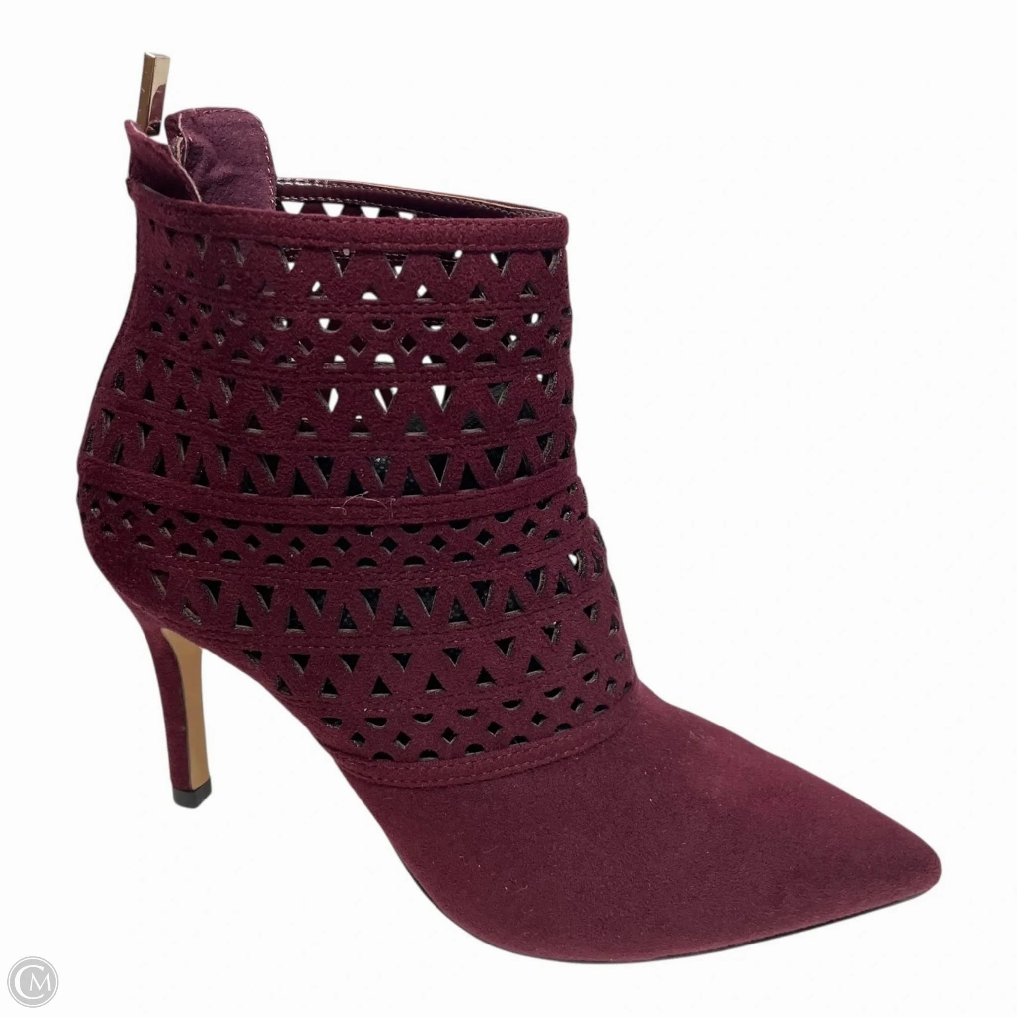 Comfort Lining Adventure Seeker Shock Absorbing Rough Terrain Boots Ankle Heels By White House Black Market In Maroon, Size: 6