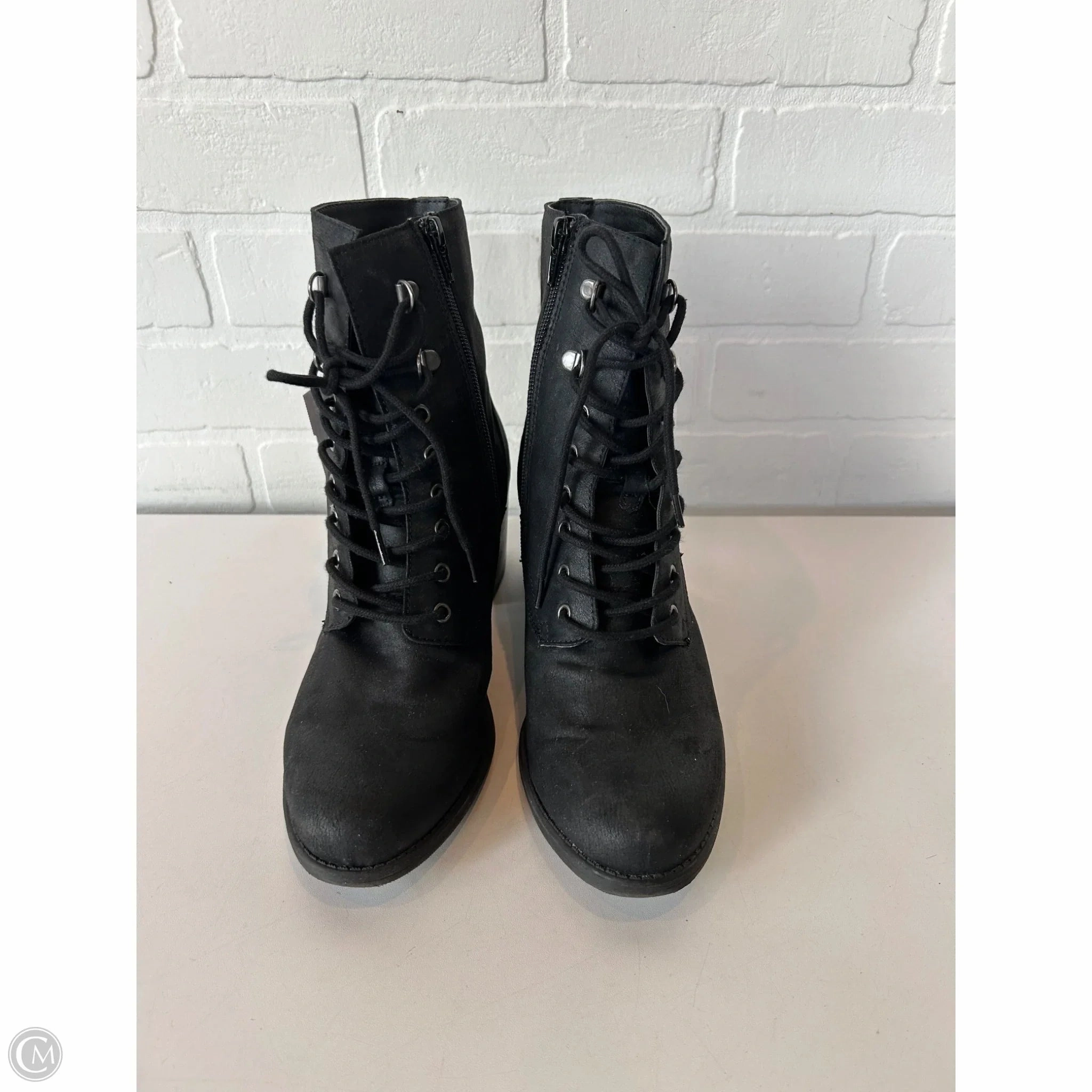 Boots Ankle Heels By White Mountain In Black, Size: 9 TPU Outsole