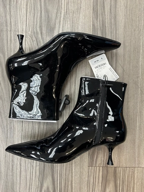 Boots Ankle Heels By Zara In Black, Size: 8 Love Pair