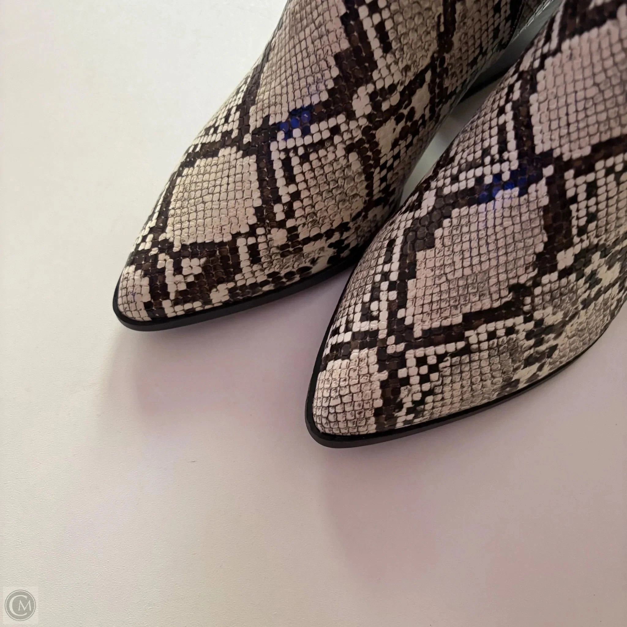Quick Drying City Walking Reinforced Eyelets Boots Ankle Heels By zby In Animal Print, Size: 8
