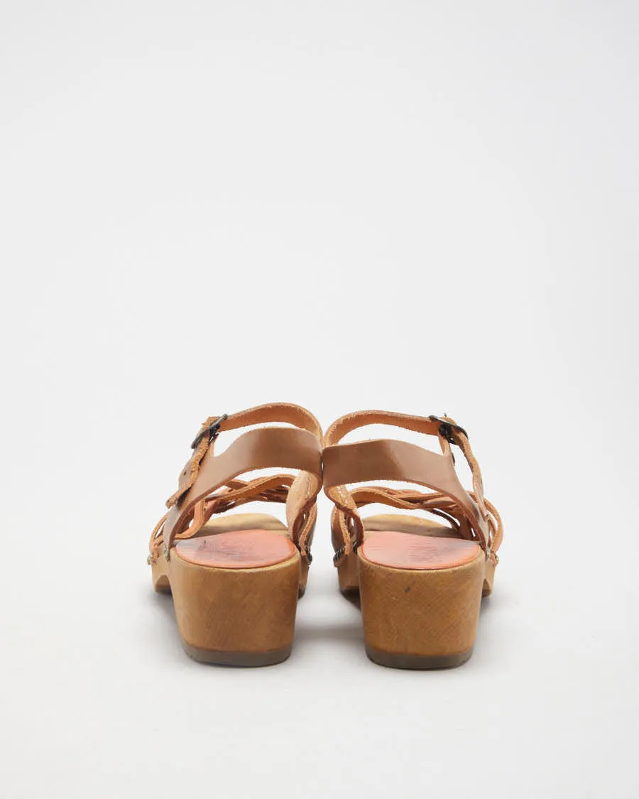 Bosabo Wooden Sandal Clogs - UK 4.5