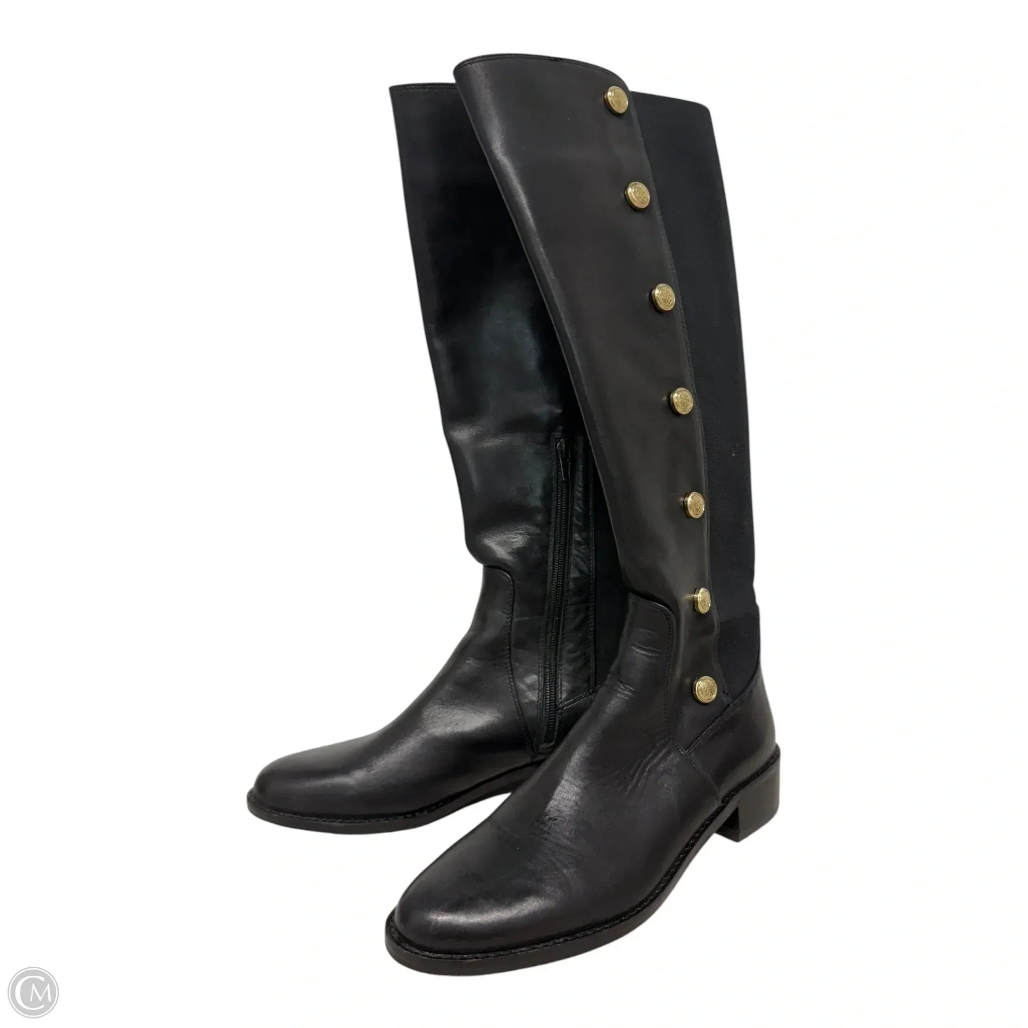Boots Mid-calf Flats By Vince Camuto In Black, Size: 7 Outdoor Vibe
