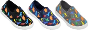Boys' Dinosaur No Tie Slip On Shoe - Toddler Sizes 5, 6, 7, 8, 9 and 10