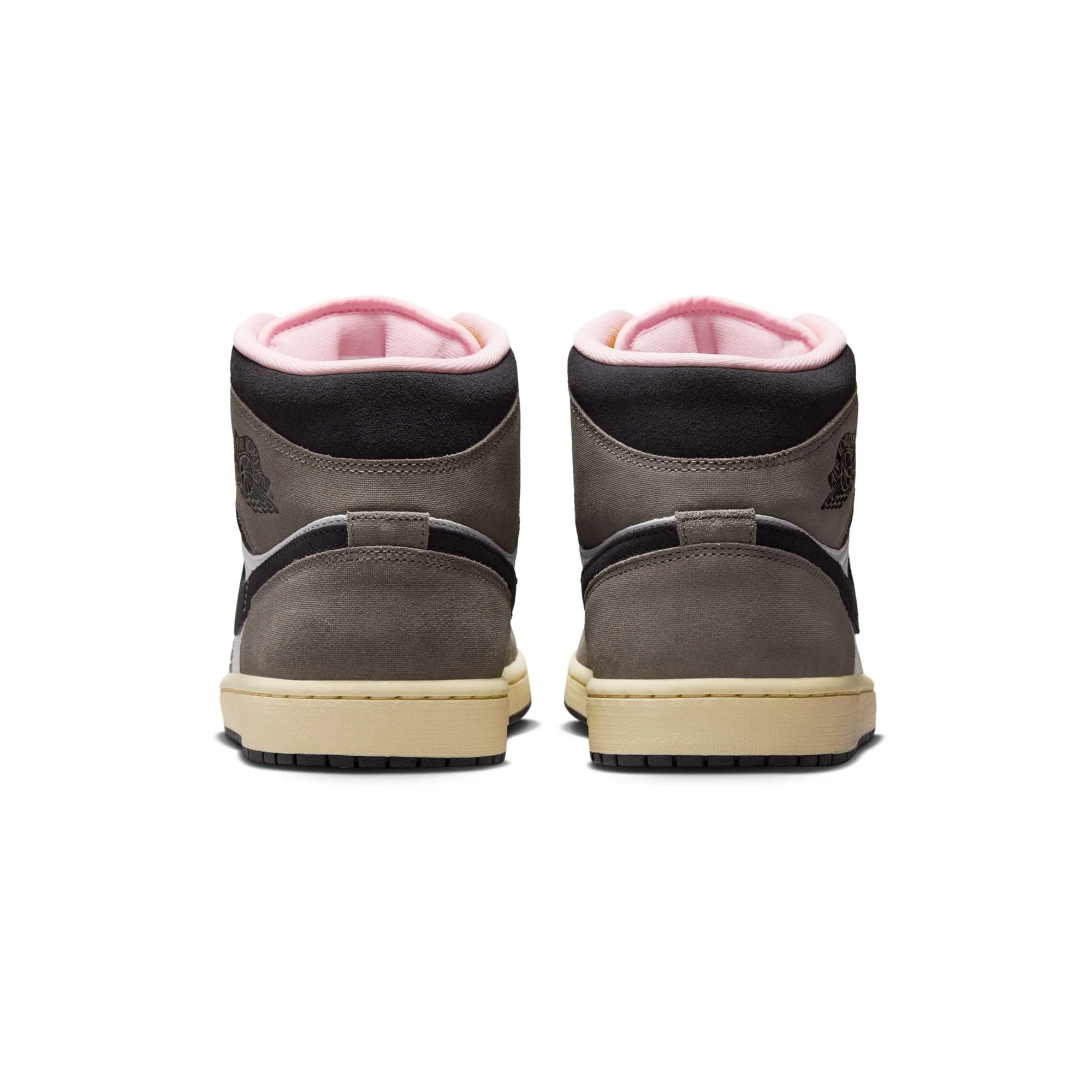 debossed - finish - design shoes fabric upper shoes Air Jordan Mens 1 Mid SE Shoes
