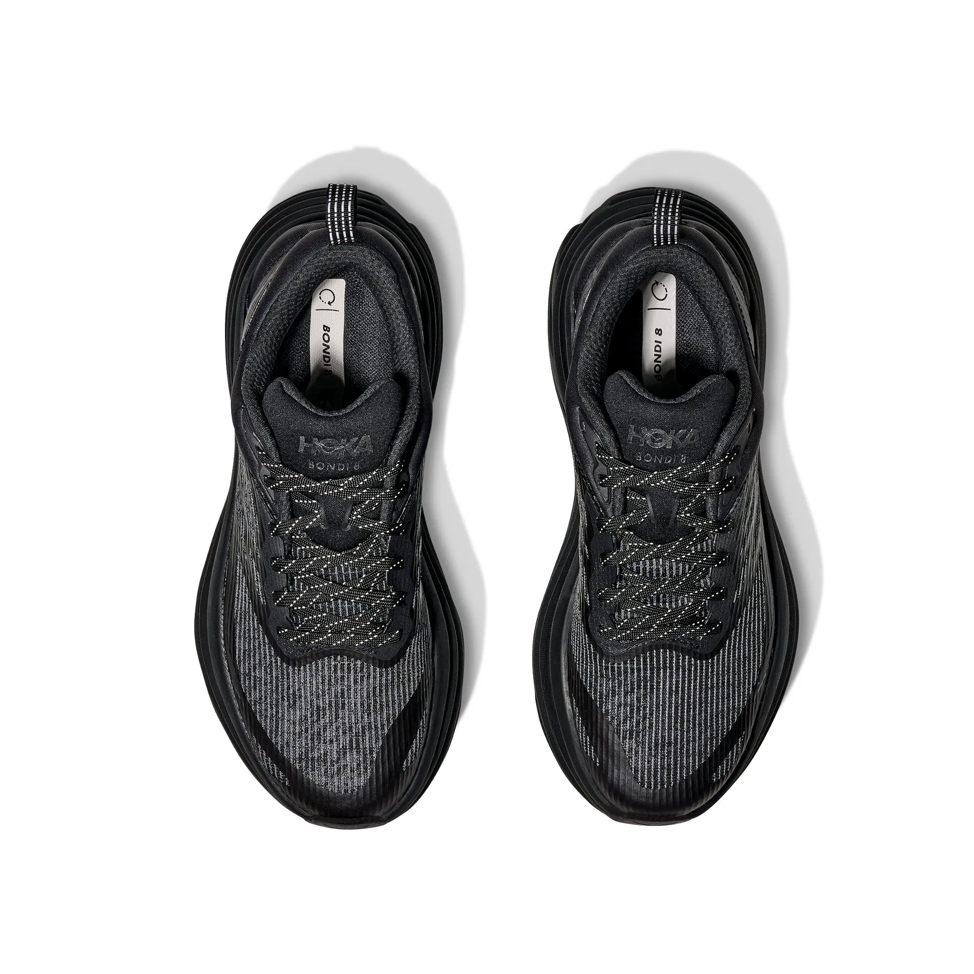 Hoka U Bondi 8 TS Carged Shoes fartlek running shoe ability rubber sole shoes