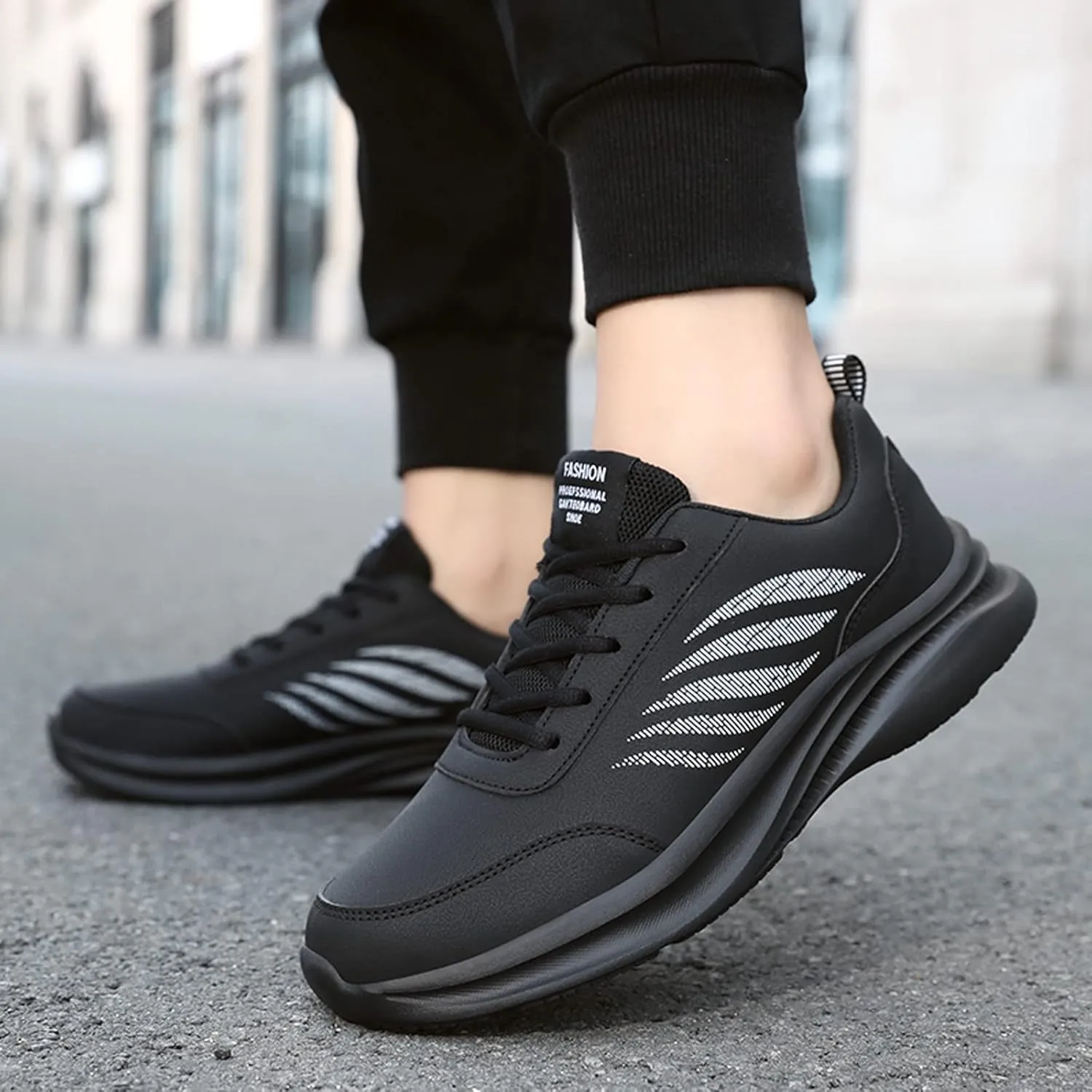Breathable Diabetic Shoes for Men Breathable Casual Comfortable Walking Sneaker Business Casual Versatile Shoes