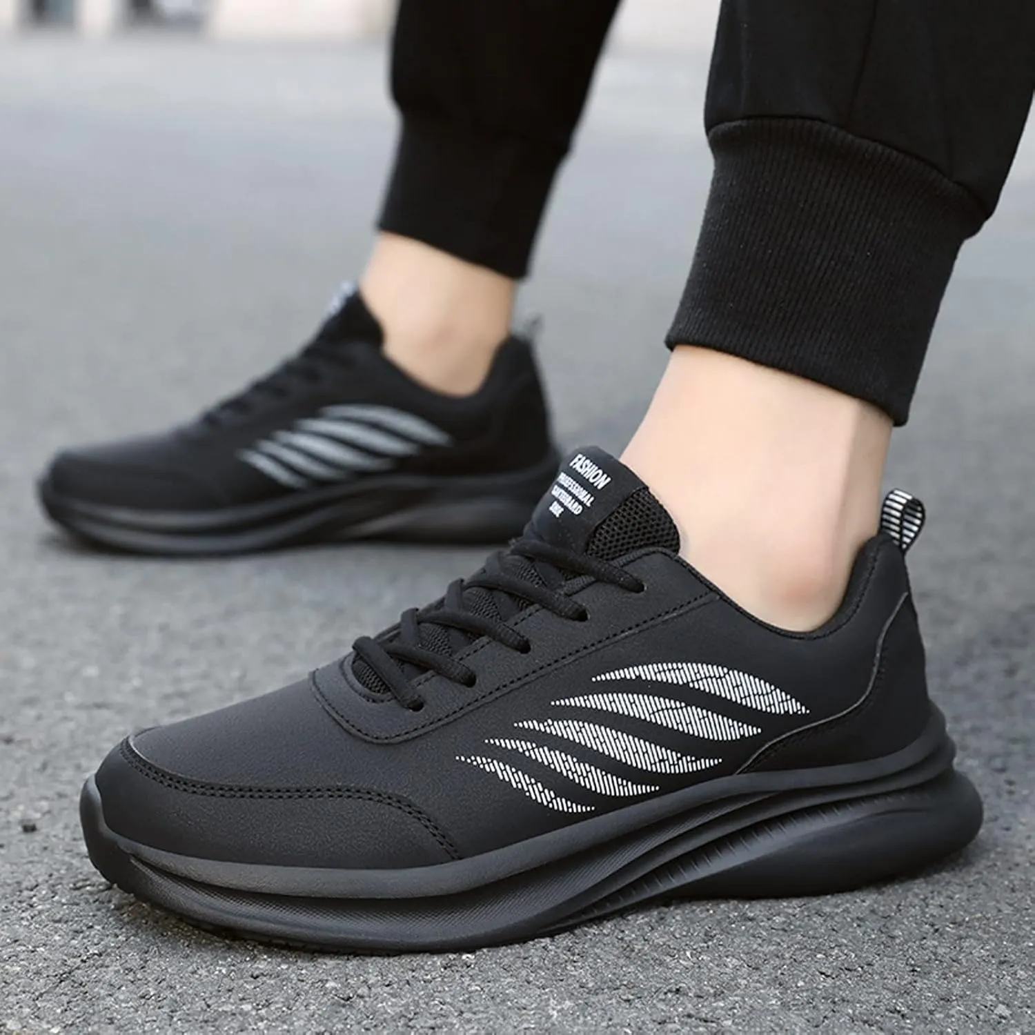 Breathable Diabetic Shoes for Men Breathable Casual Comfortable Walking Sneaker Business Casual Versatile Shoes