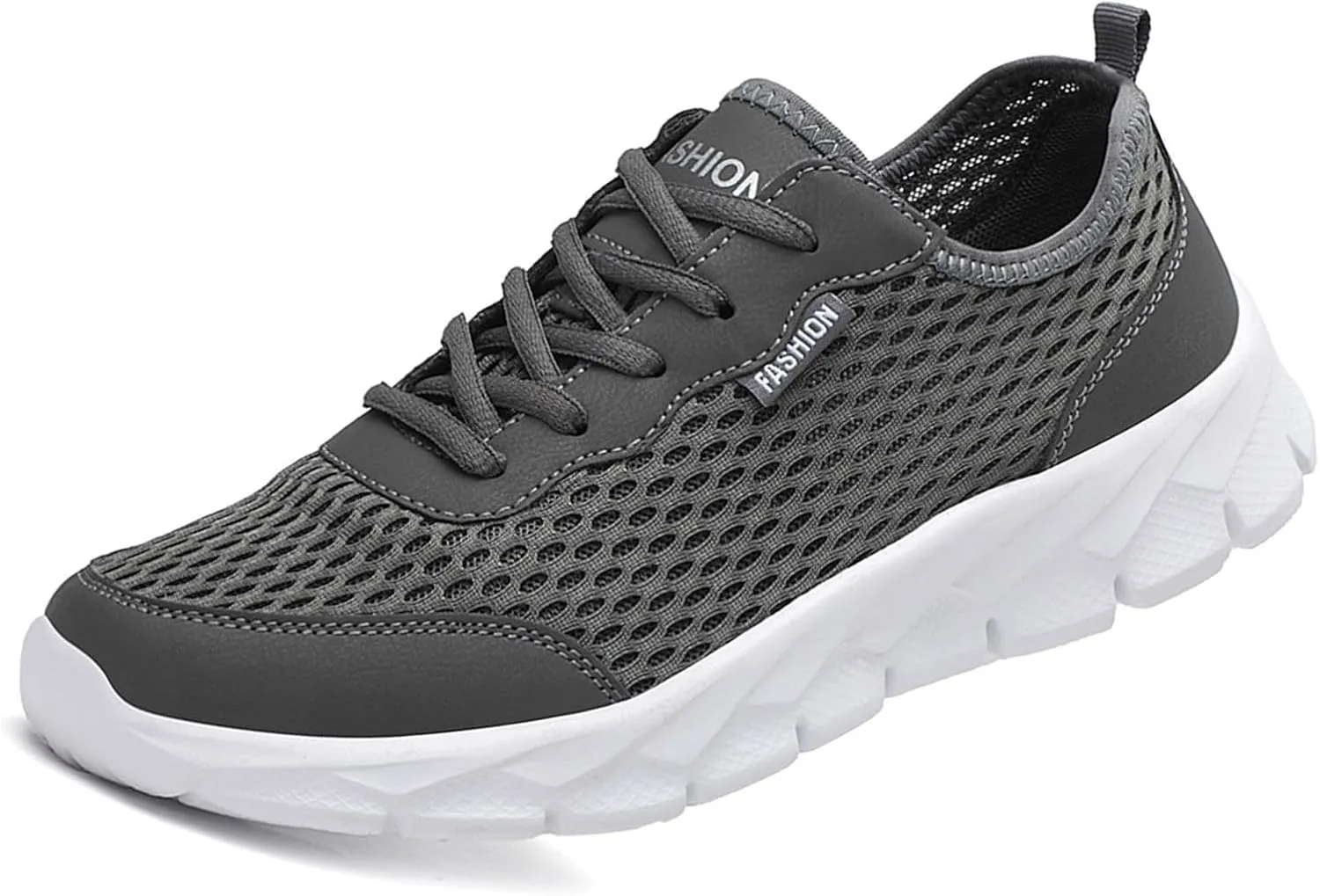 Breathable Diabetic Shoes for Men Slip On Lightweight Breathable Fashion Sneaker Arch Support Plantar Fasciitis