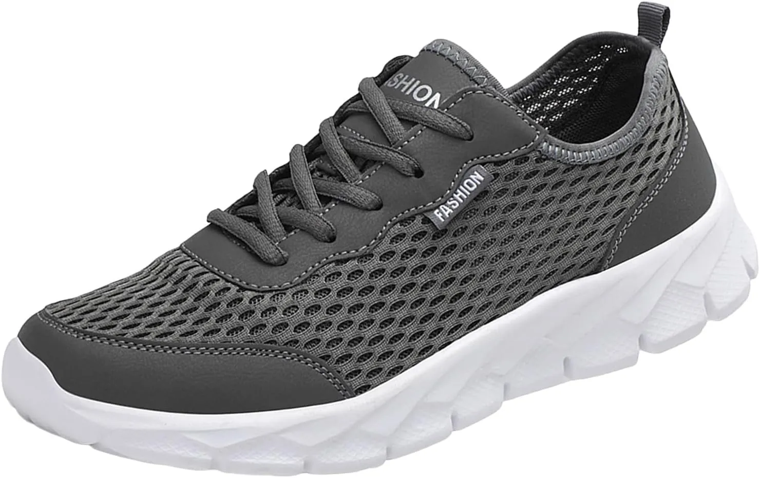 Breathable Diabetic Shoes for Men Slip On Lightweight Breathable Fashion Sneaker Arch Support Plantar Fasciitis