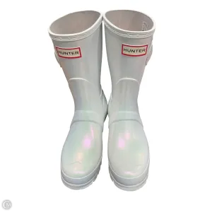 Boots Knee Heels By Hunter In White, Size: 7 Good Fit