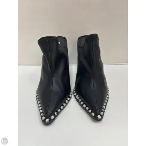 Strap closure All Day Shoes Heels Stiletto By Steve Madden In Black, Size: 8.5
